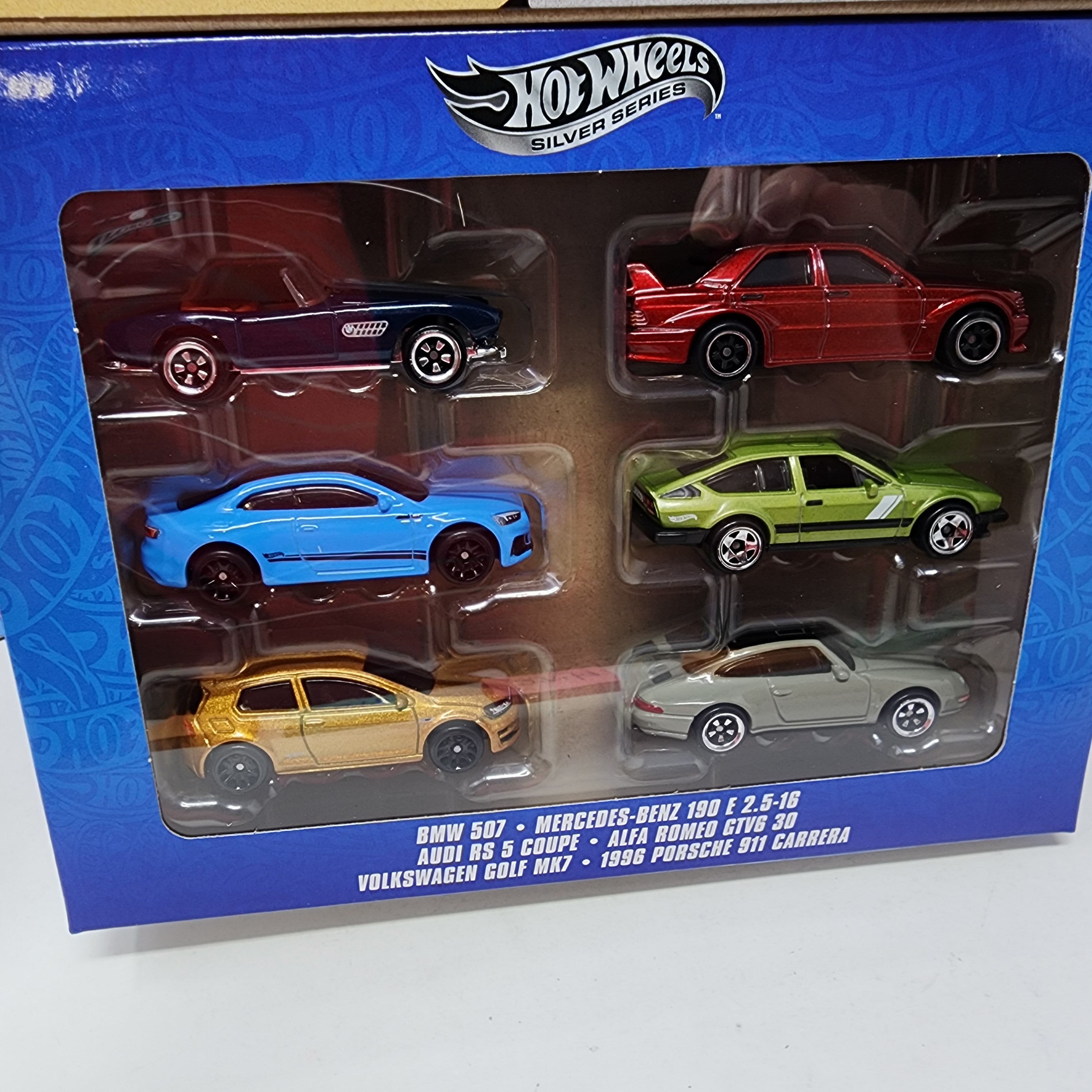 NEW! 2025 EUROPEAN 6 Pack * Hot Wheels w/ BMW, VW, Porsche, Audi, Alfa、mySite、hgirdovlk
