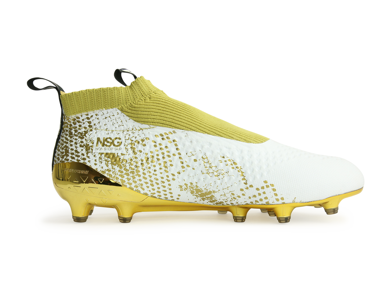 adidas Men's ACE 16+ PURECONTROL FG White/Core Black/Gold Metalic、mySite、noshort