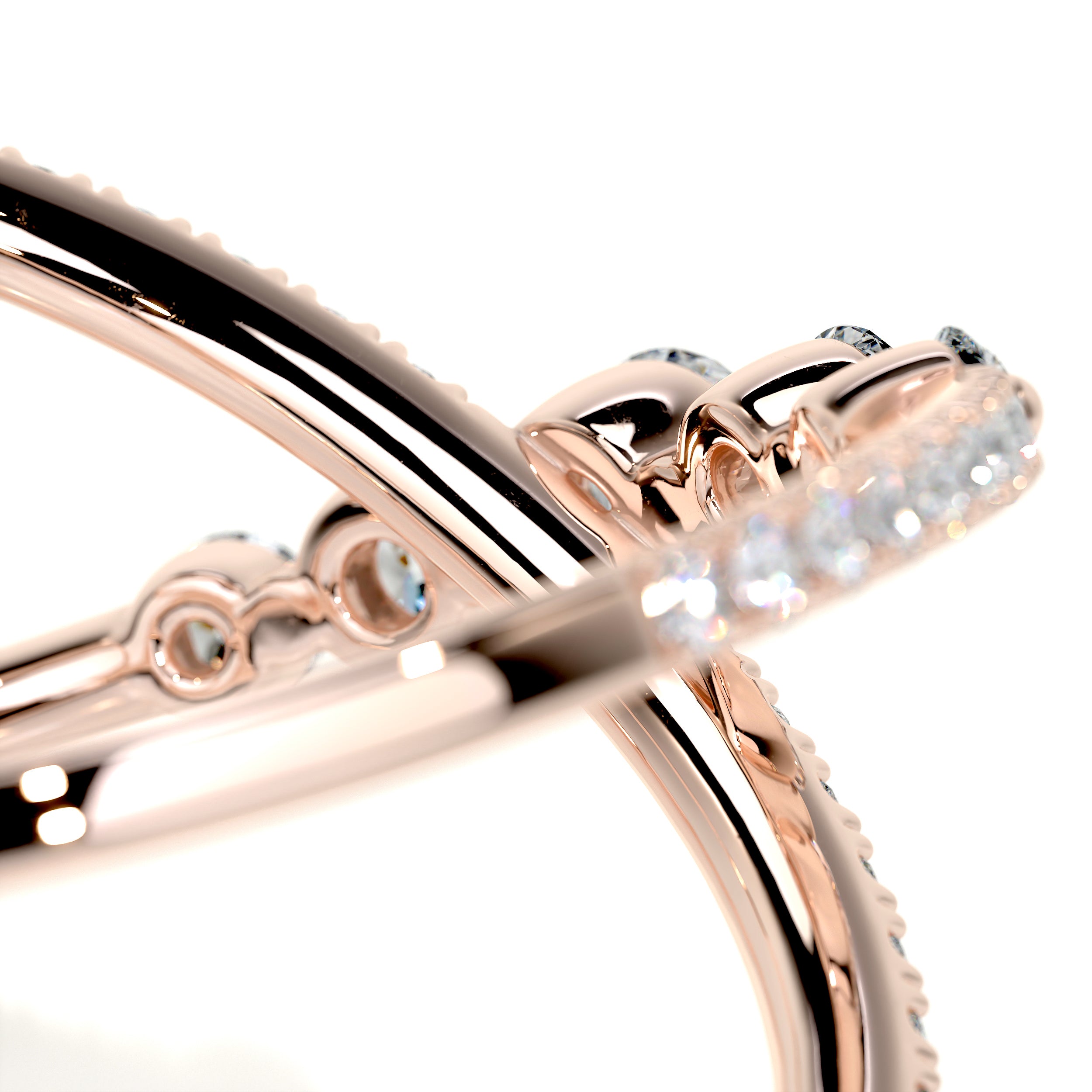 Iris Fashion Diamond Ring (0.42 Carat) -14K Rose Gold、mySite、hinf8tx79