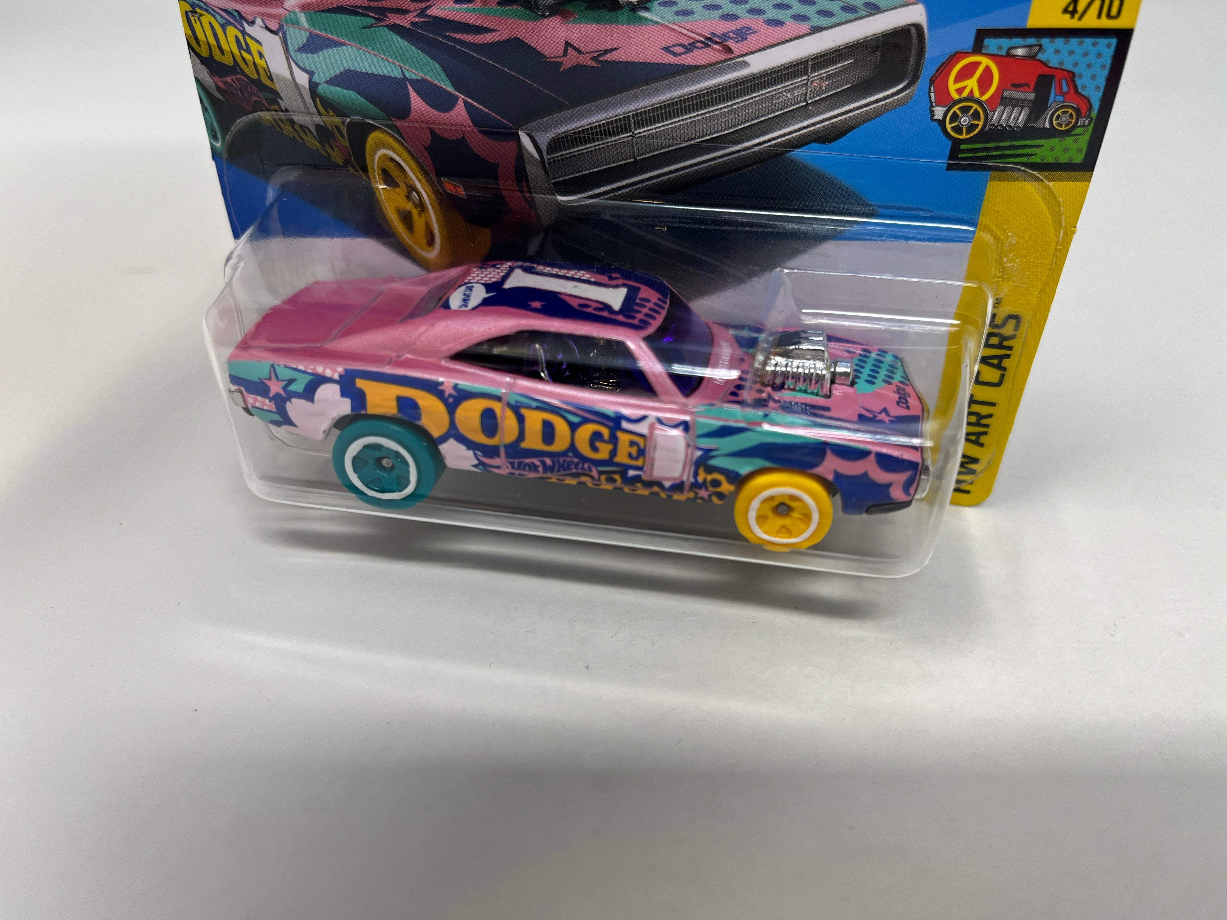 '70 Dodge Charger R/T #108 * Pink * 2024 Hot Wheels SHORT CARD Case L、mySite、hgirdovlk