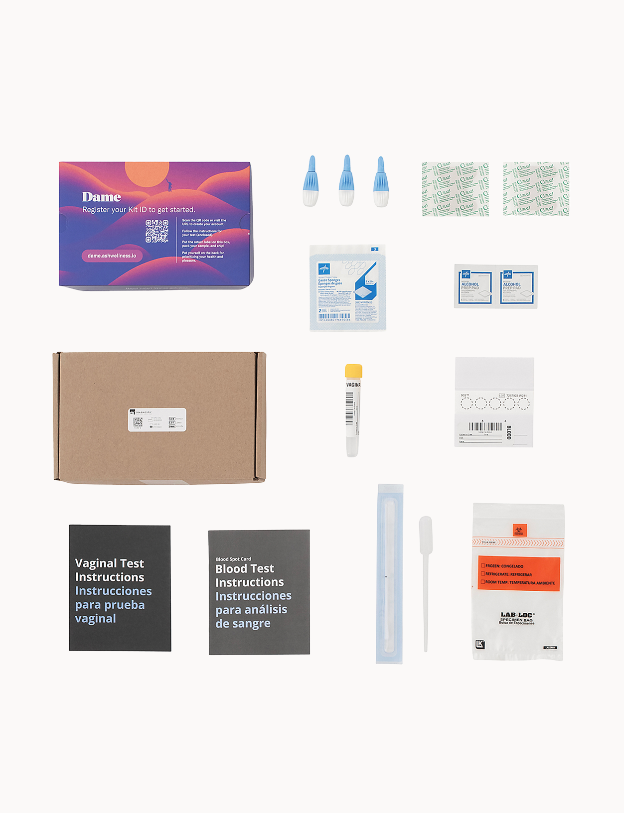 Gonorrhea, Chlamydia & Syphilis STI Test Kit - 1 Site、mySite、bottomscart