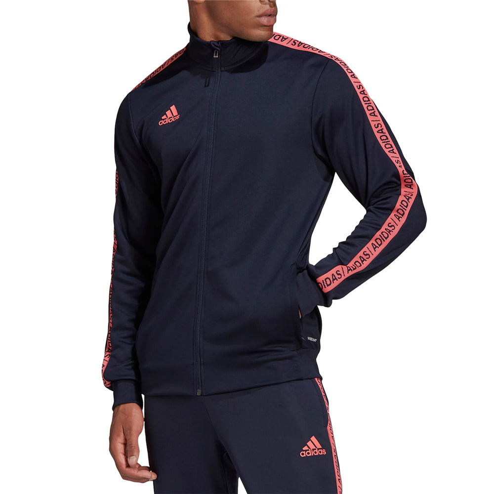 adidas Men's Tiro 19 Training Jacket Legend Ink/Pink、mySite、noshort