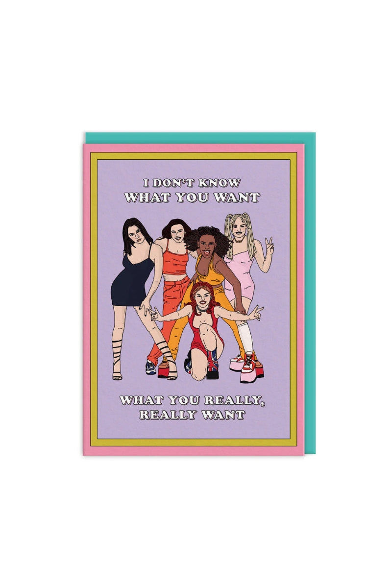 Spice Girls Greeting Card、mySite、hinf8tx79