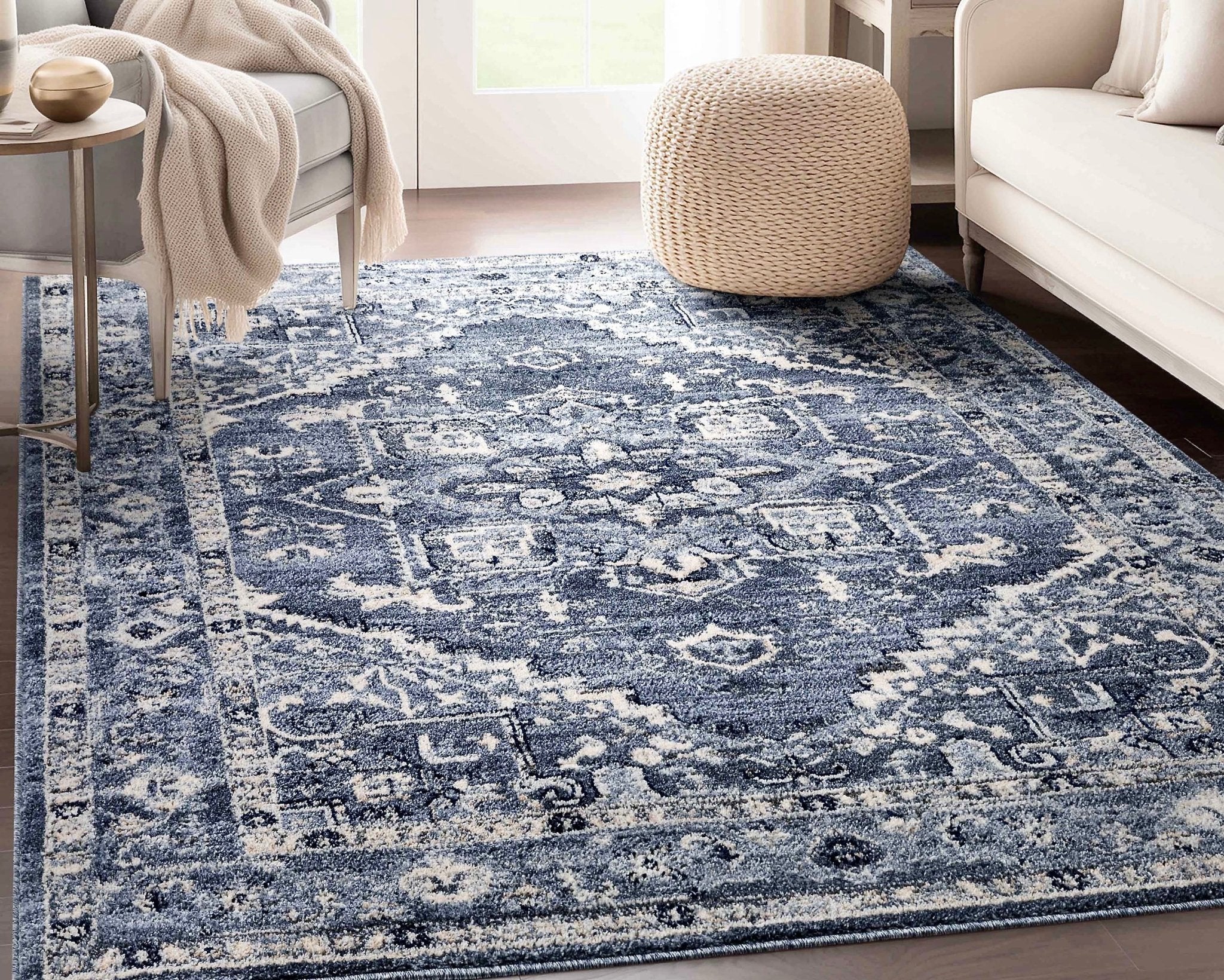 Camilla Vintage Medallion Oriental Rug For Living Room, Bedroom, and Dining Room、mySite、gigharbornorthrealestate