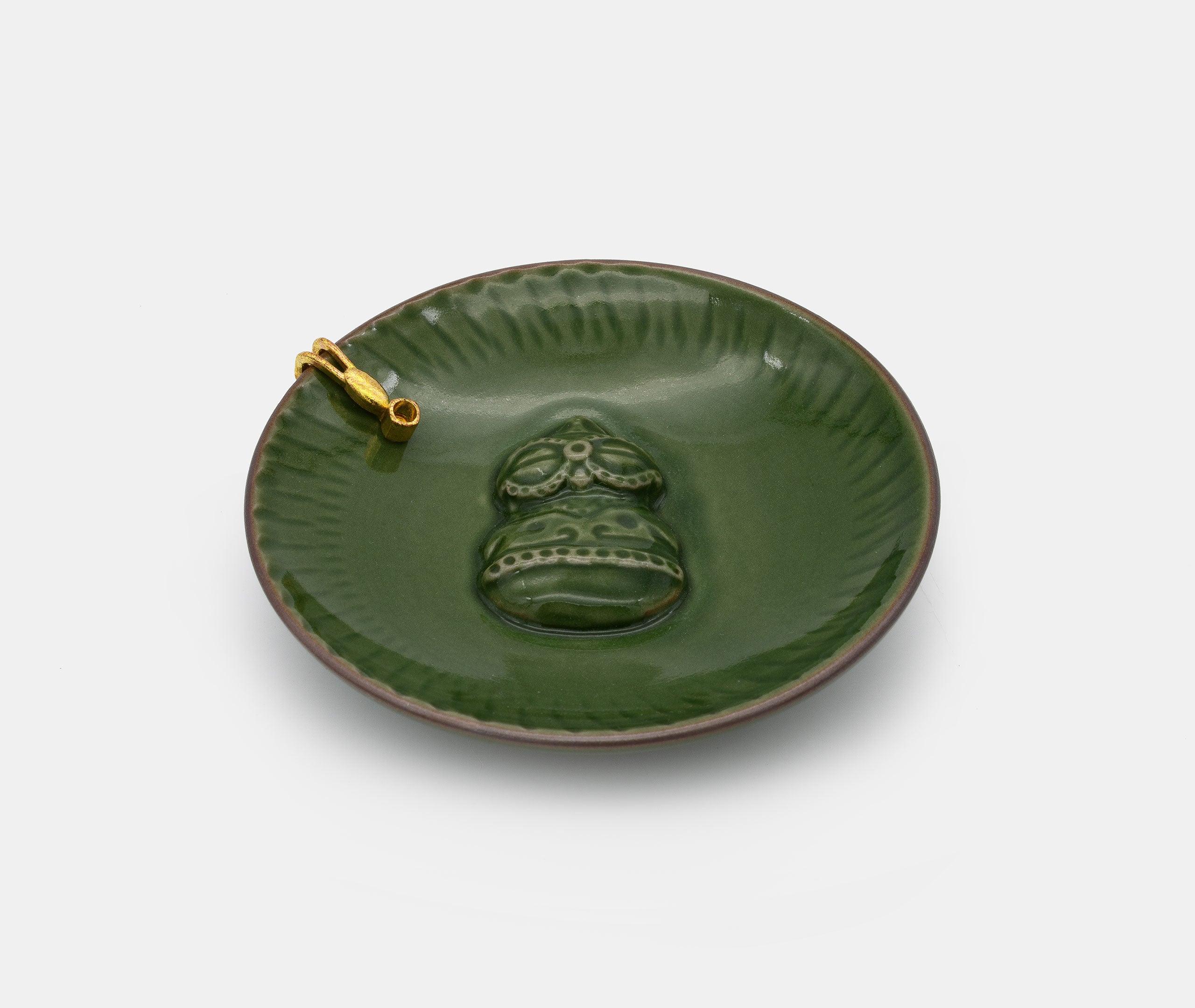 Jomon Dogu Incense Stick Holder - Green、mySite、topwebapps