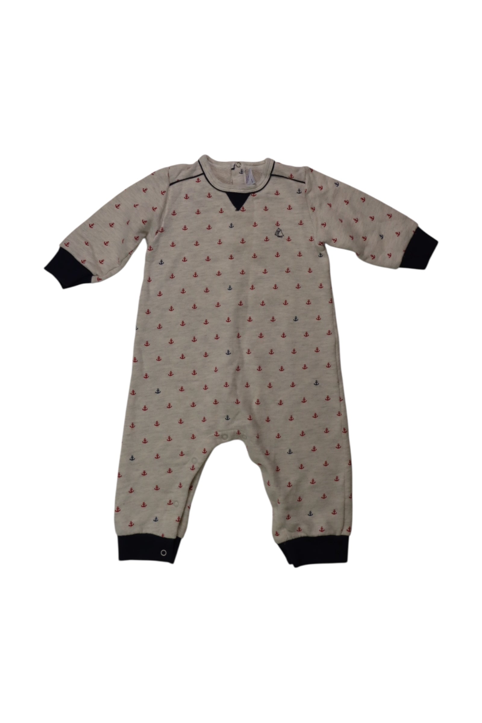 Petit Bateau Long Sleeve Romper 6-12M、mySite、g9winljtr