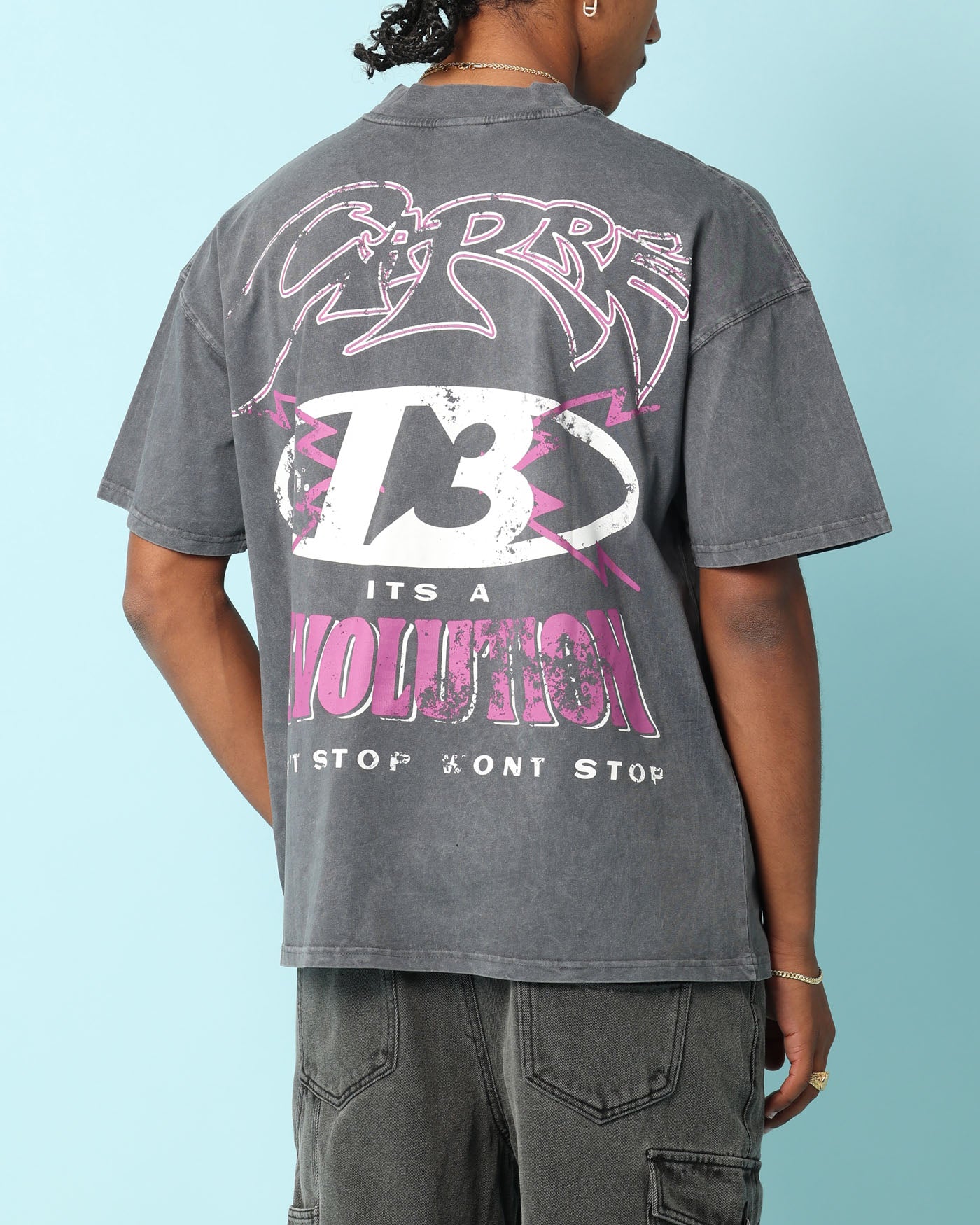 Carré Revolution 13 Oversized T-Shirt Vintage Black、mySite、zt4zffjzw