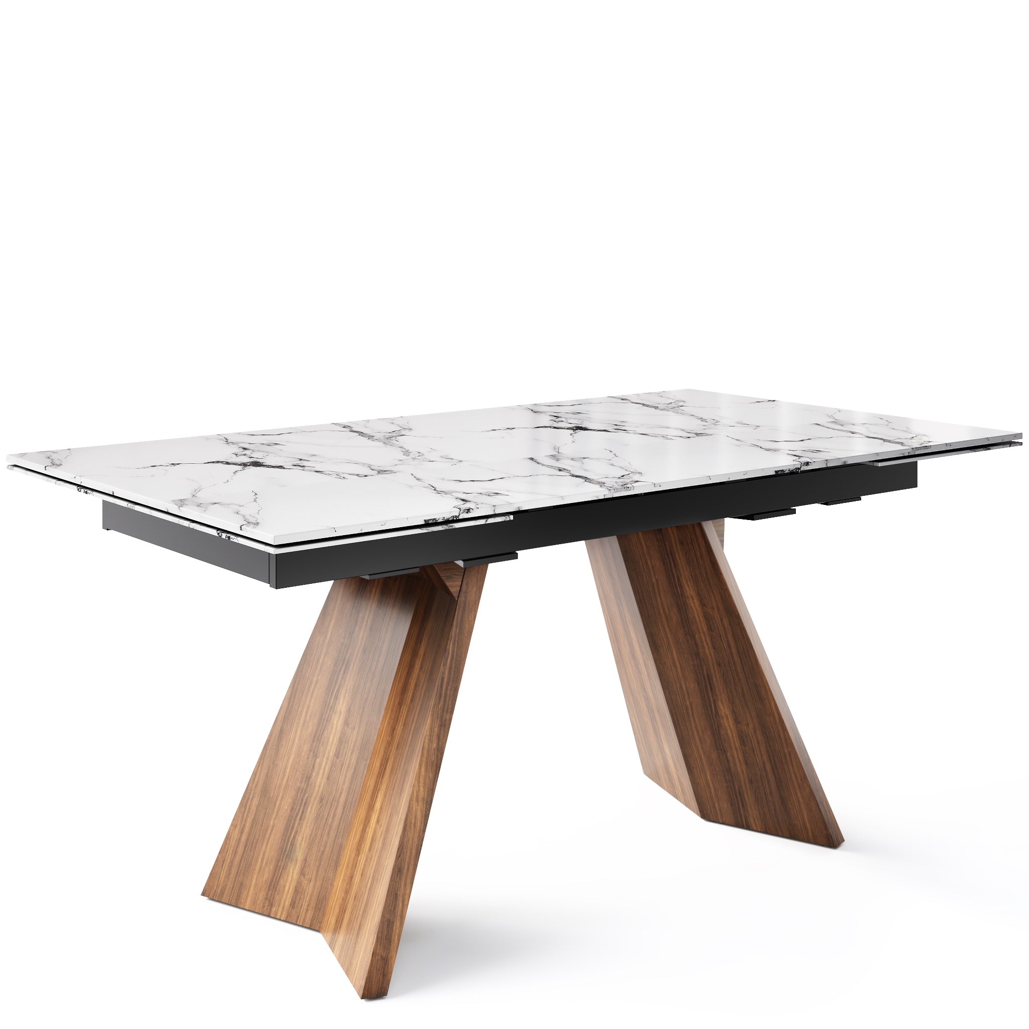  Icaro Extendable Dining Table with Marble and Ceramic Top Options、mySite、sugarbowlscore