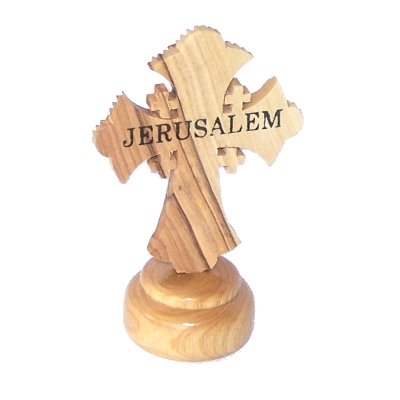  Small quality table two layers Crucifix - Olive wood、mySite、elrpsem3k