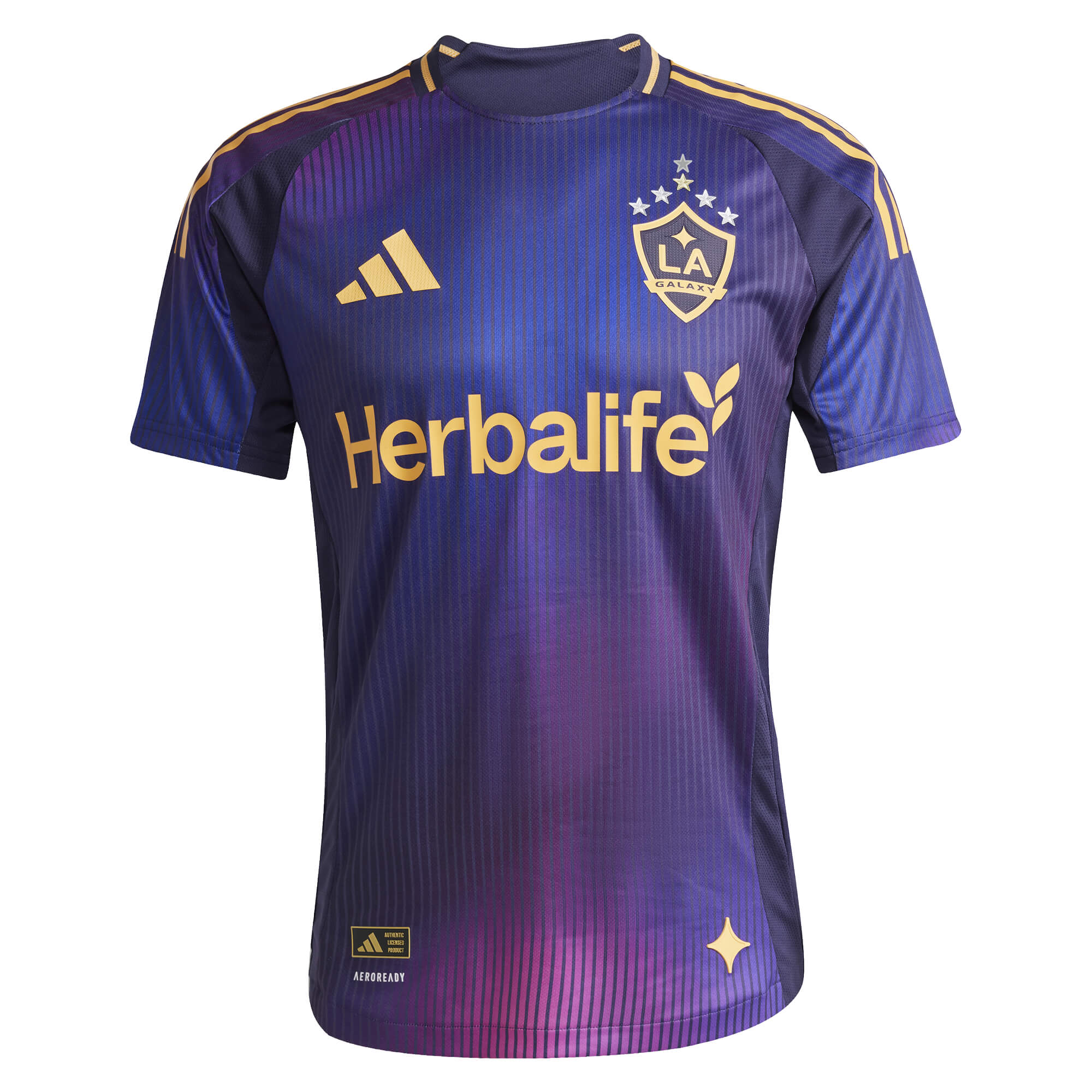 adidas Men's LA Galaxy 2025/26 Authentic Away Jersey RIZON、mySite、noshort