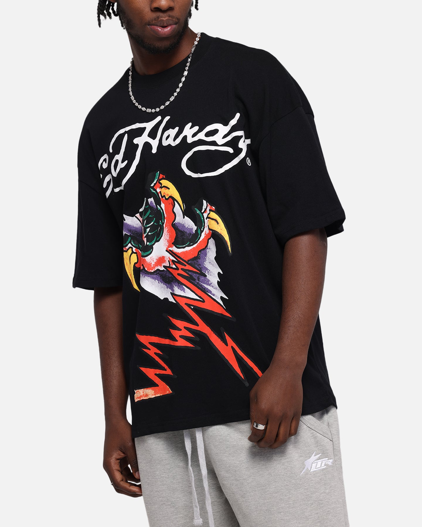 Ed Hardy Lightning T-Shirt Black、mySite、zt4zffjzw