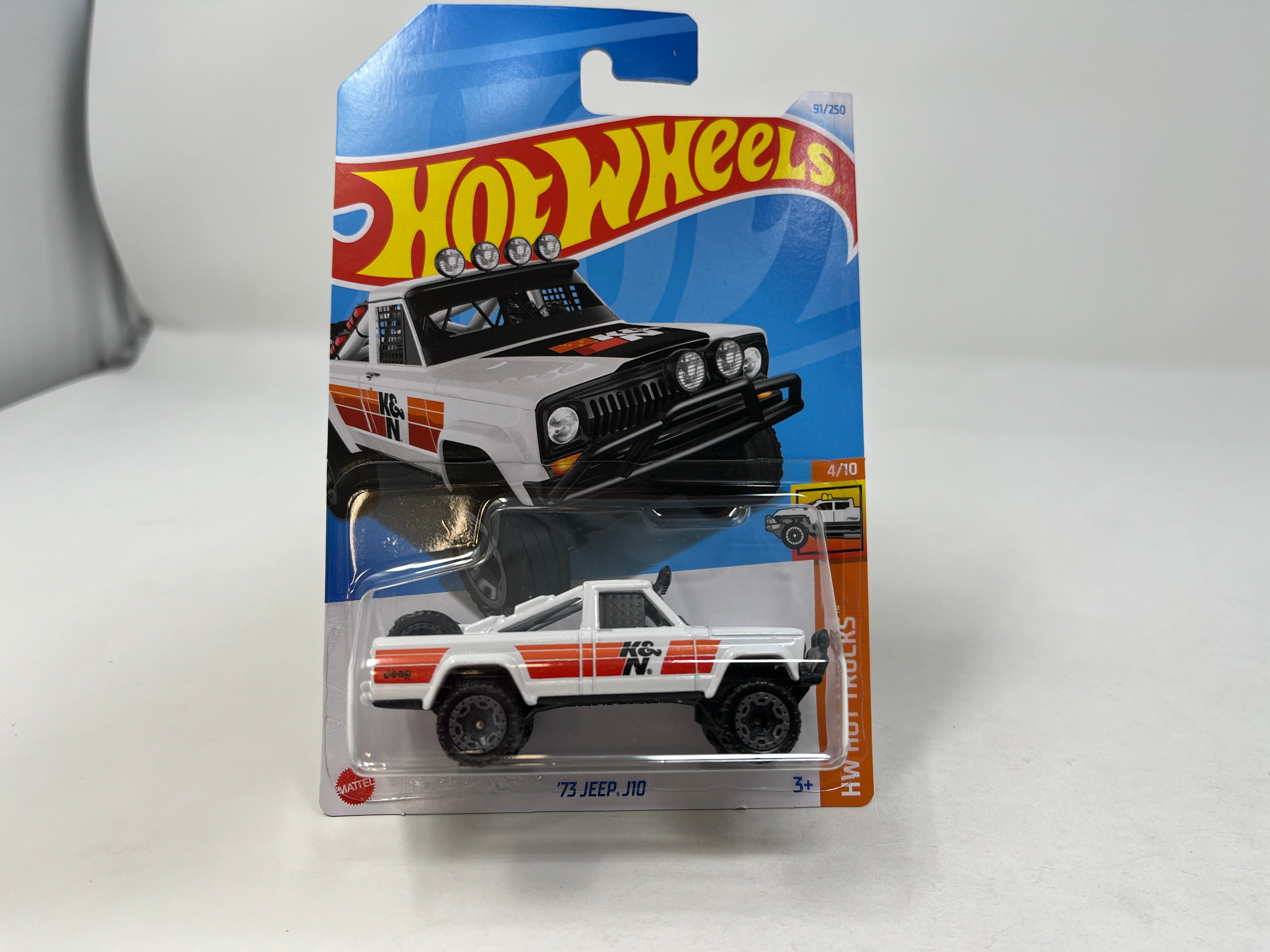 '73 Jeep J10 #91 * White * 2024 Hot Wheels Case K、mySite、hgirdovlk