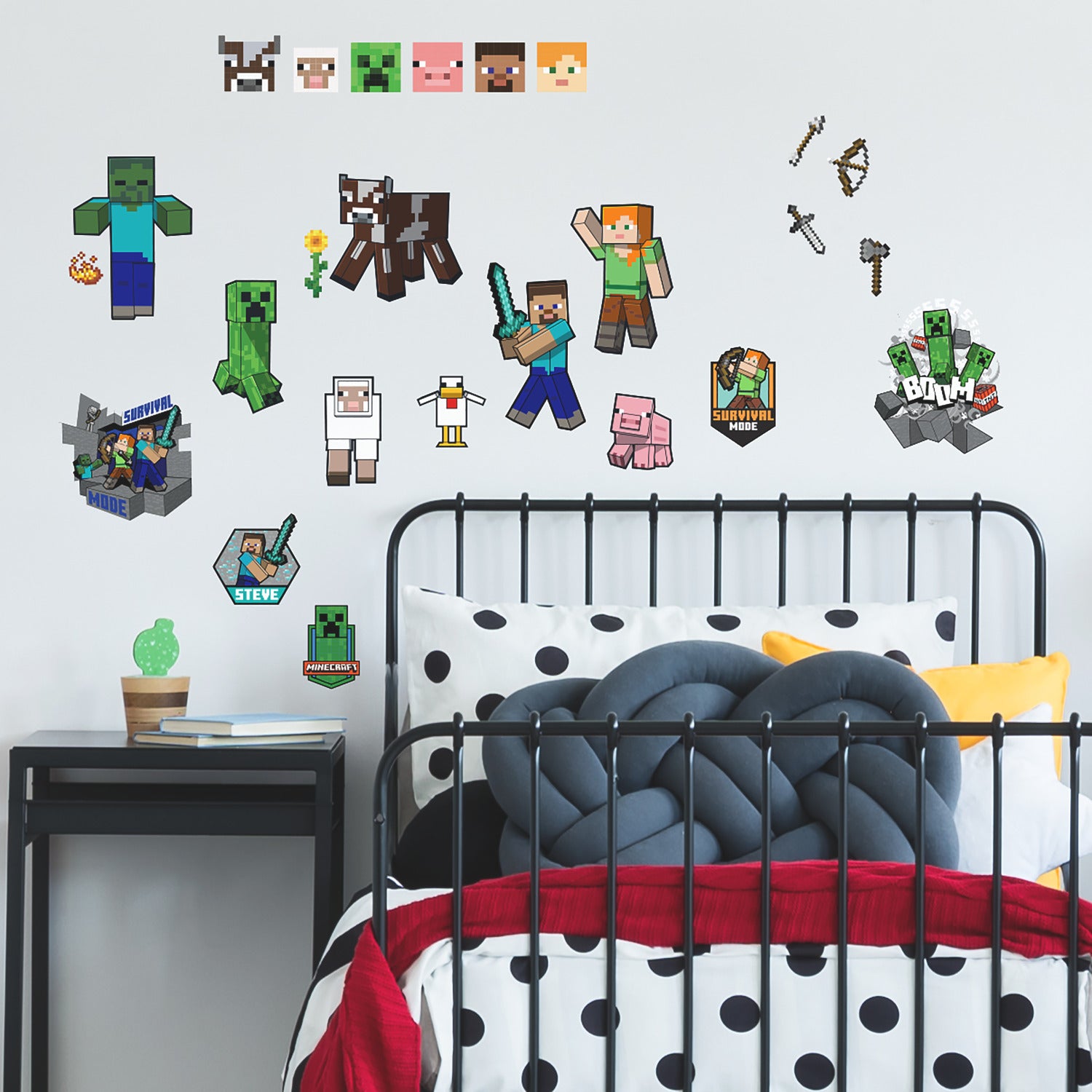  Minecraft Wall Sticker Decals、mySite、ghnorth