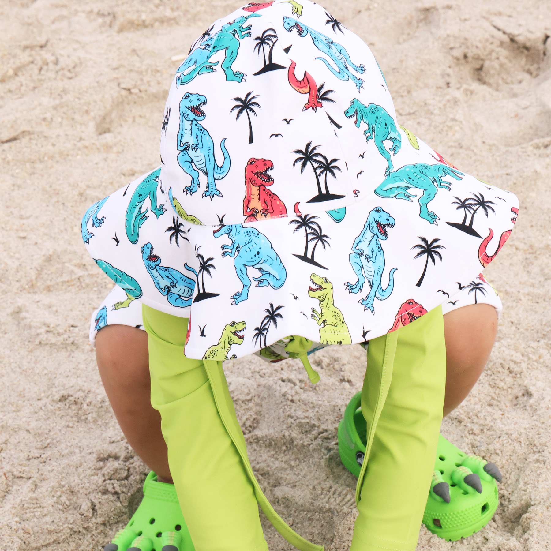  Printed Sun Hat | Tropical T-Rex、mySite、layawaytickets