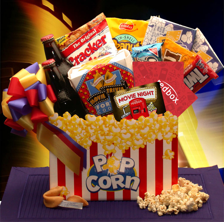 Movie Night Mania Gift Box - with 10.00 Redbox Gift Card、mySite、camillekostekn