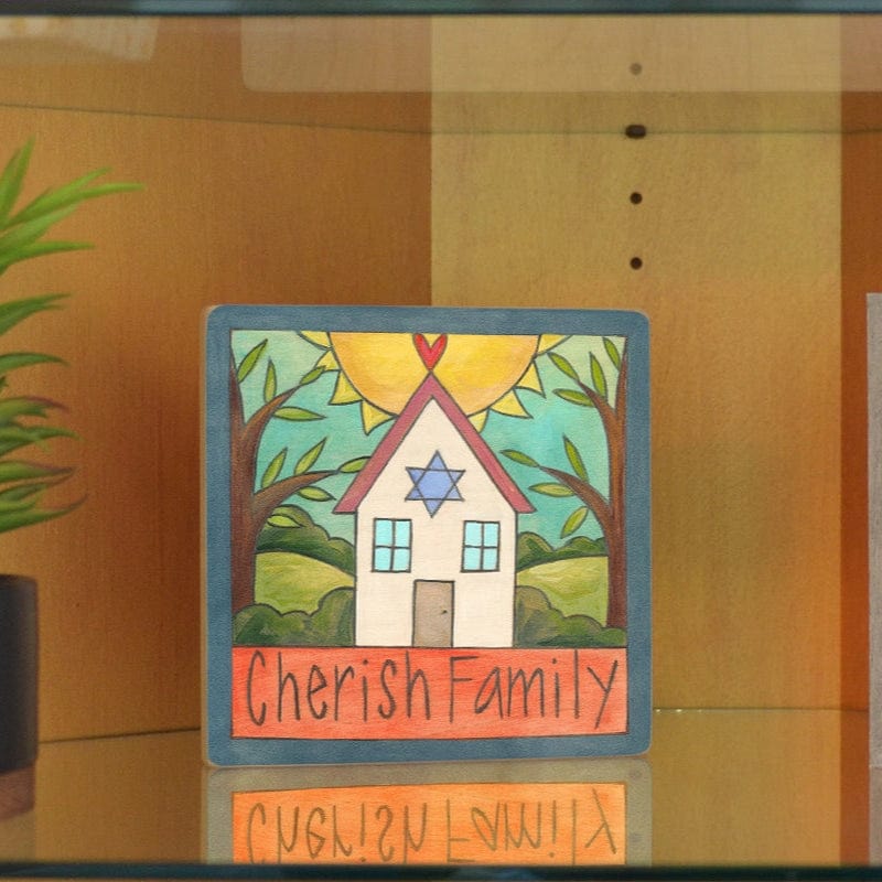 Cherish Family Jewish Home Wall Plaque、mySite、topwebapps