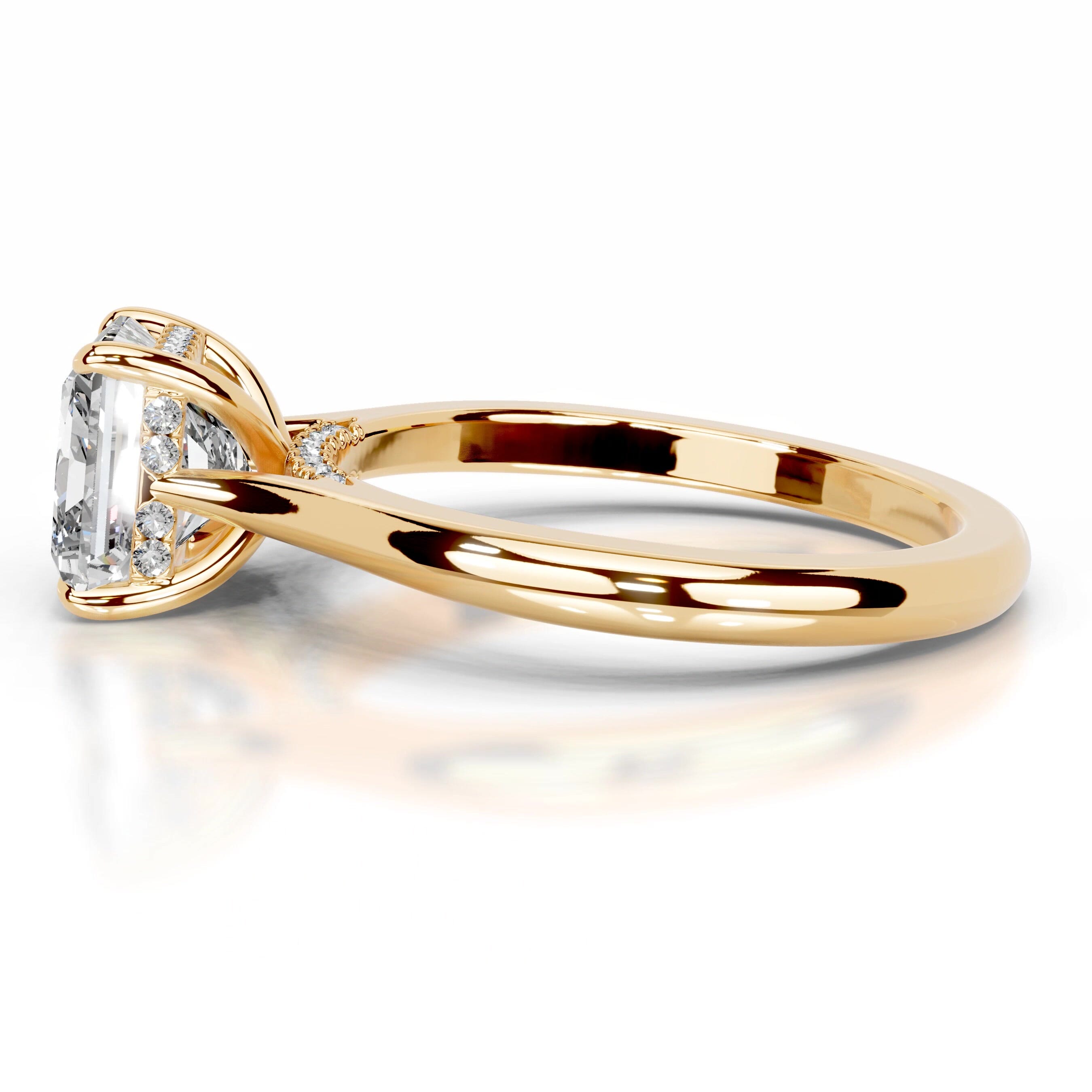 Cardinia Diamond Engagement Ring - 18K Yellow Gold、mySite、hinf8tx79