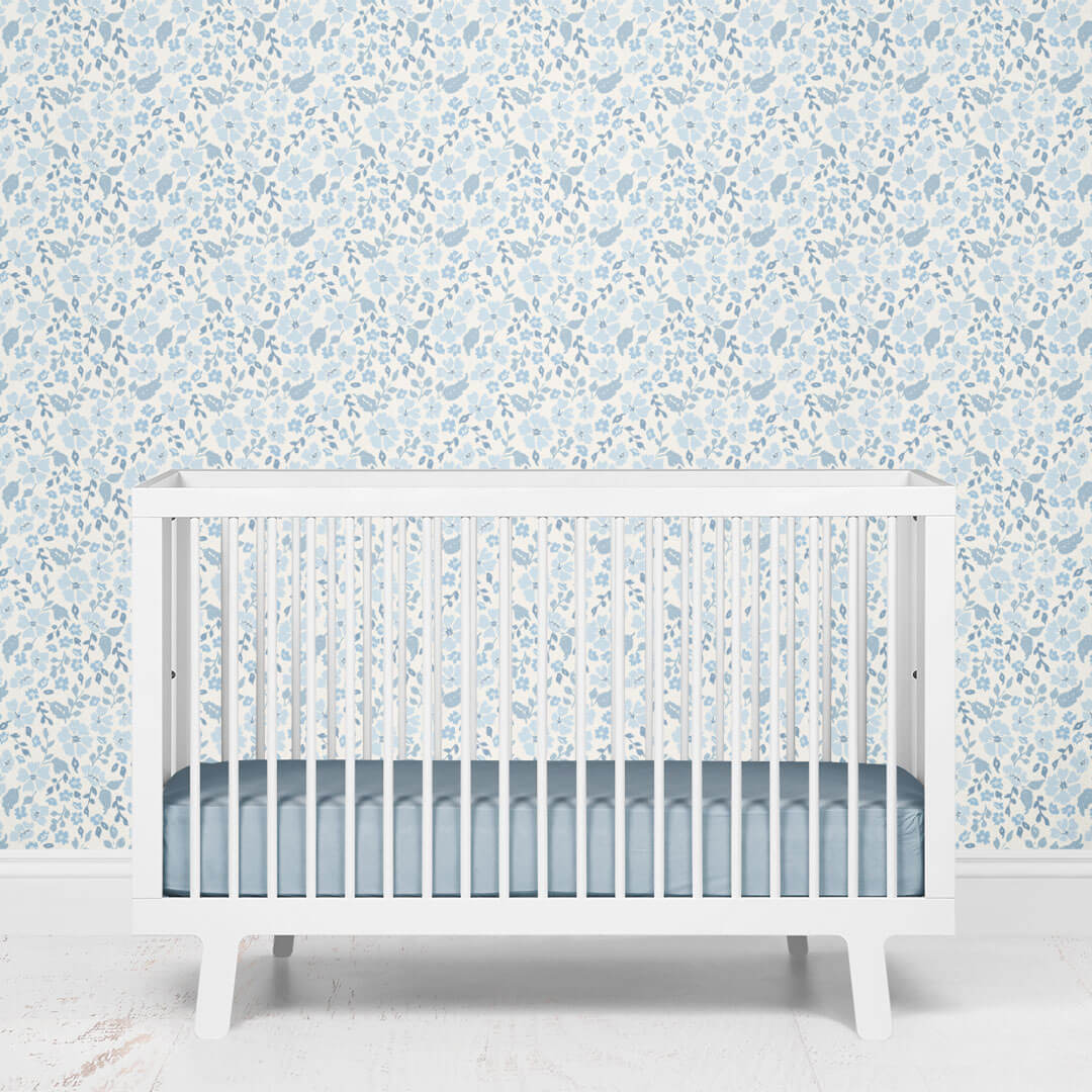  Botanical Blue Removable Wallpaper、mySite、layawaytickets