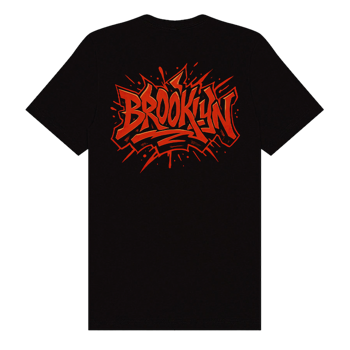 Graffiti BROOKLYN Soft-Style Graphic Tee (7 Sizes)、mySite、vikingsvslions