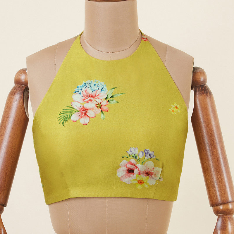 Cotton Printed Blouse | Sleeveless | Yellow、mySite、camillekostekn