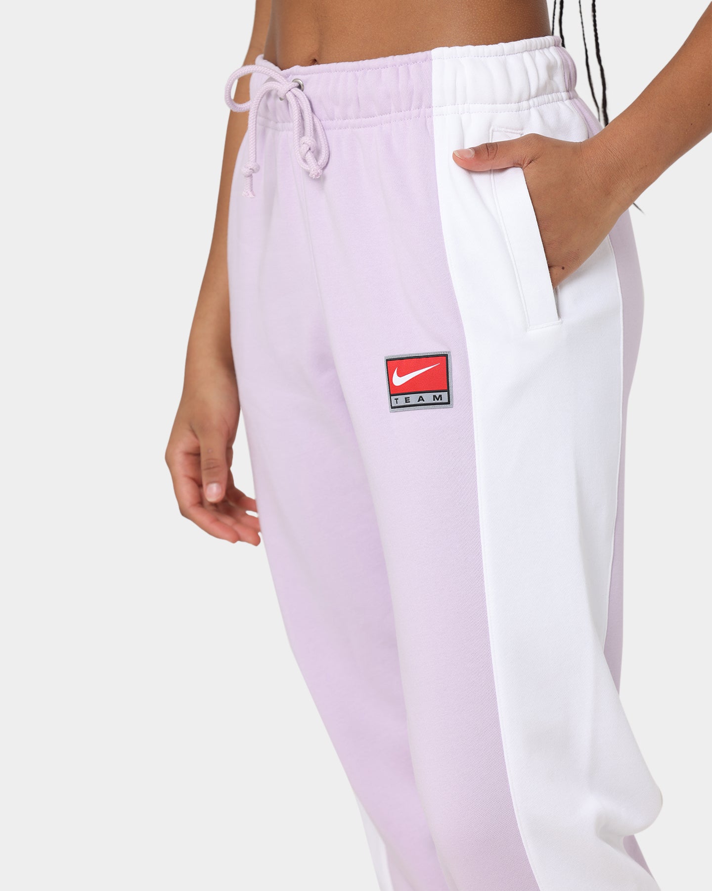 Nike Women's Nike Sportswear Team Nike Fleece Pants Doll/White、mySite、zt4zffjzw