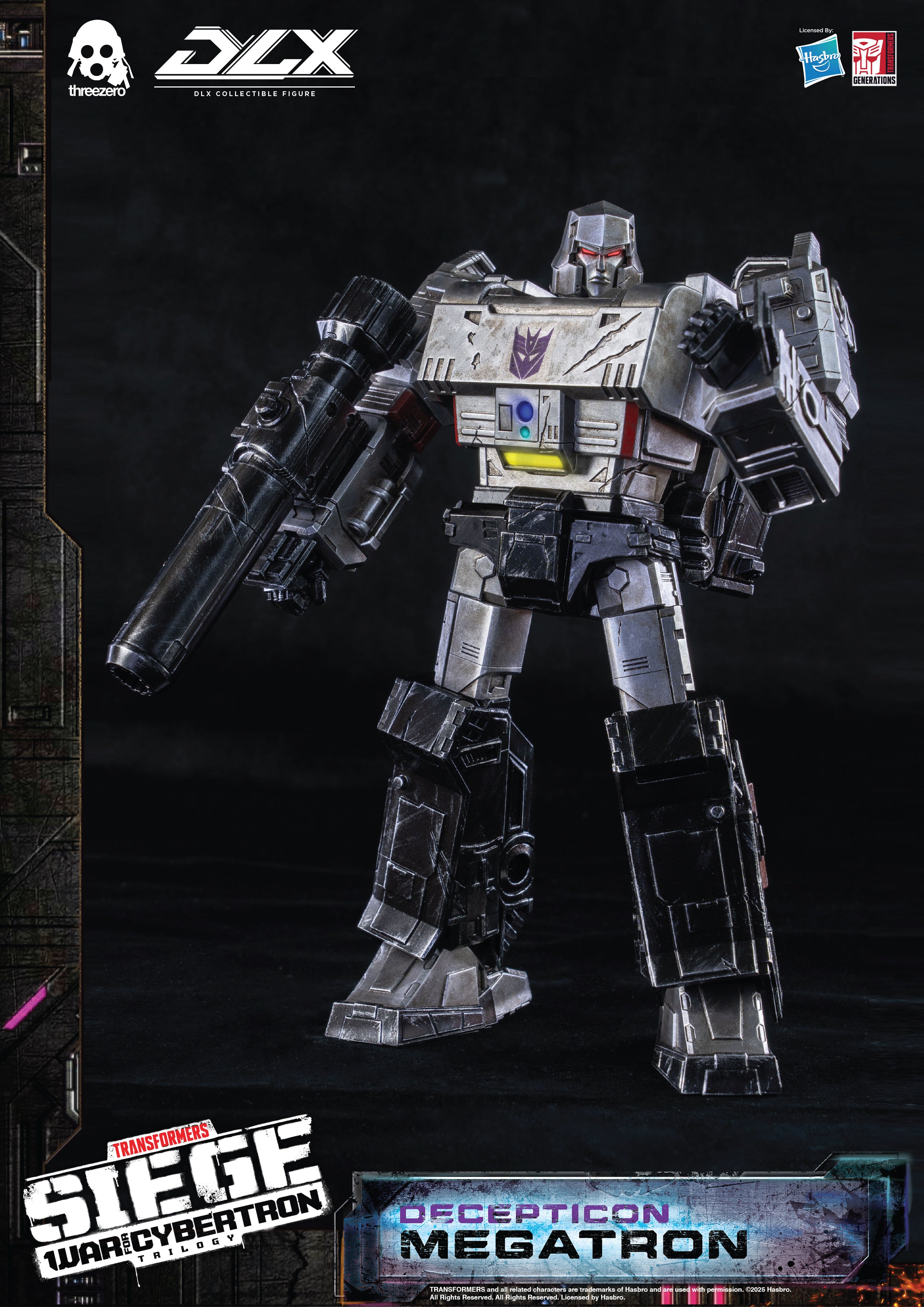 Threezero Transformers: War for Cybertron Trilogy DLX Megatron、mySite、hgirdovlk