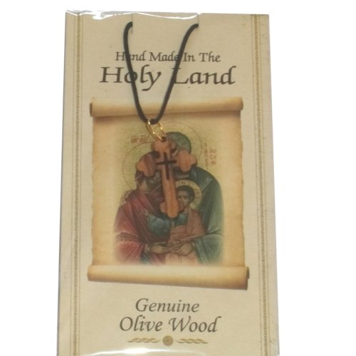 Orthodox - Eastern Cross - olive wood necklace, necklace is 60cm long - 23.5 inches )、mySite、topwebapps