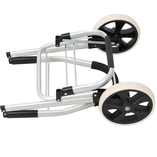 Shopping Stair Trolley with Wheels,Trolley Black Foldable Shopping Cart,Removable Shopping Oxford Waterproof Bag,Stainless Steel Triangular Wheels, Black、、eastwooduniform