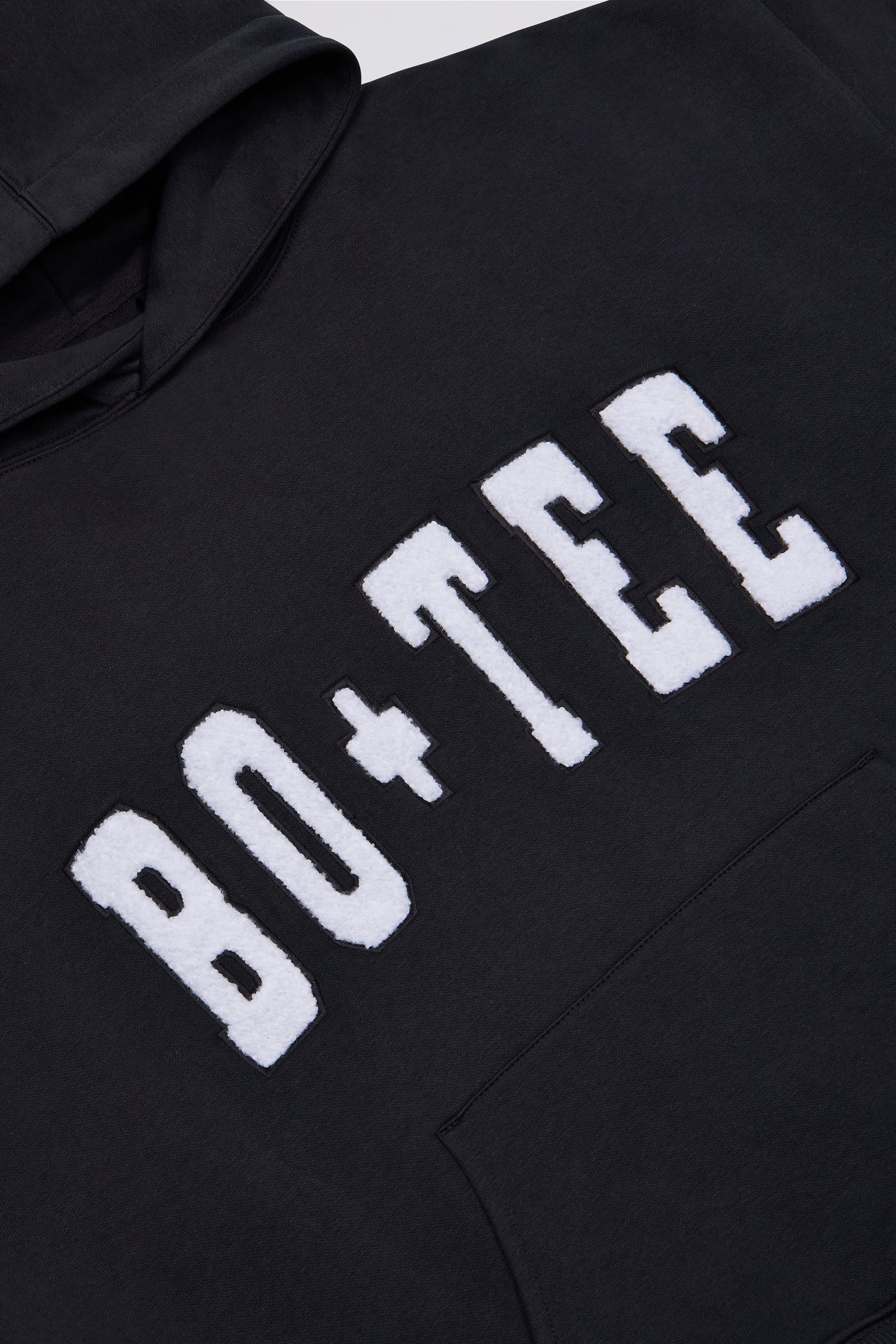  Appliqué Oversized Hoodie in Black、mySite、sugarbowlscore