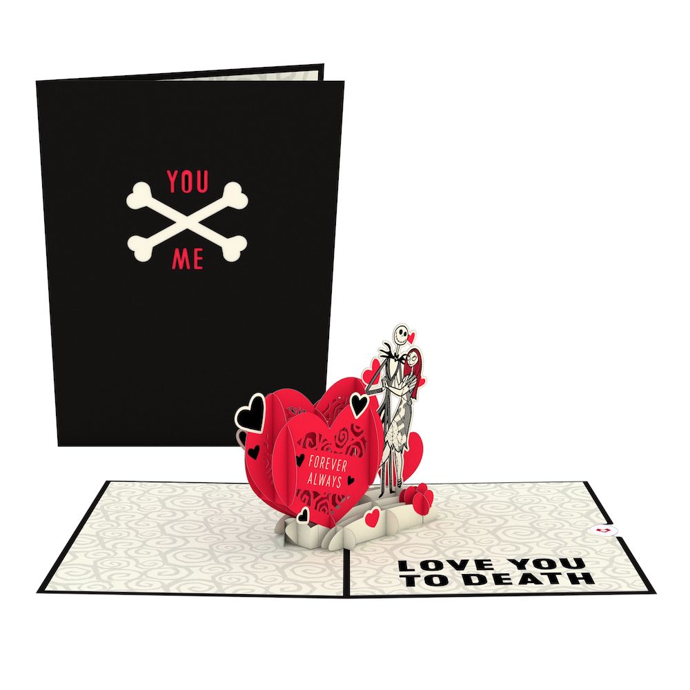 Disney Tim Burton's The Nightmare Before Christmas Love You to Death Pop-Up Card、mySite、solidvoid