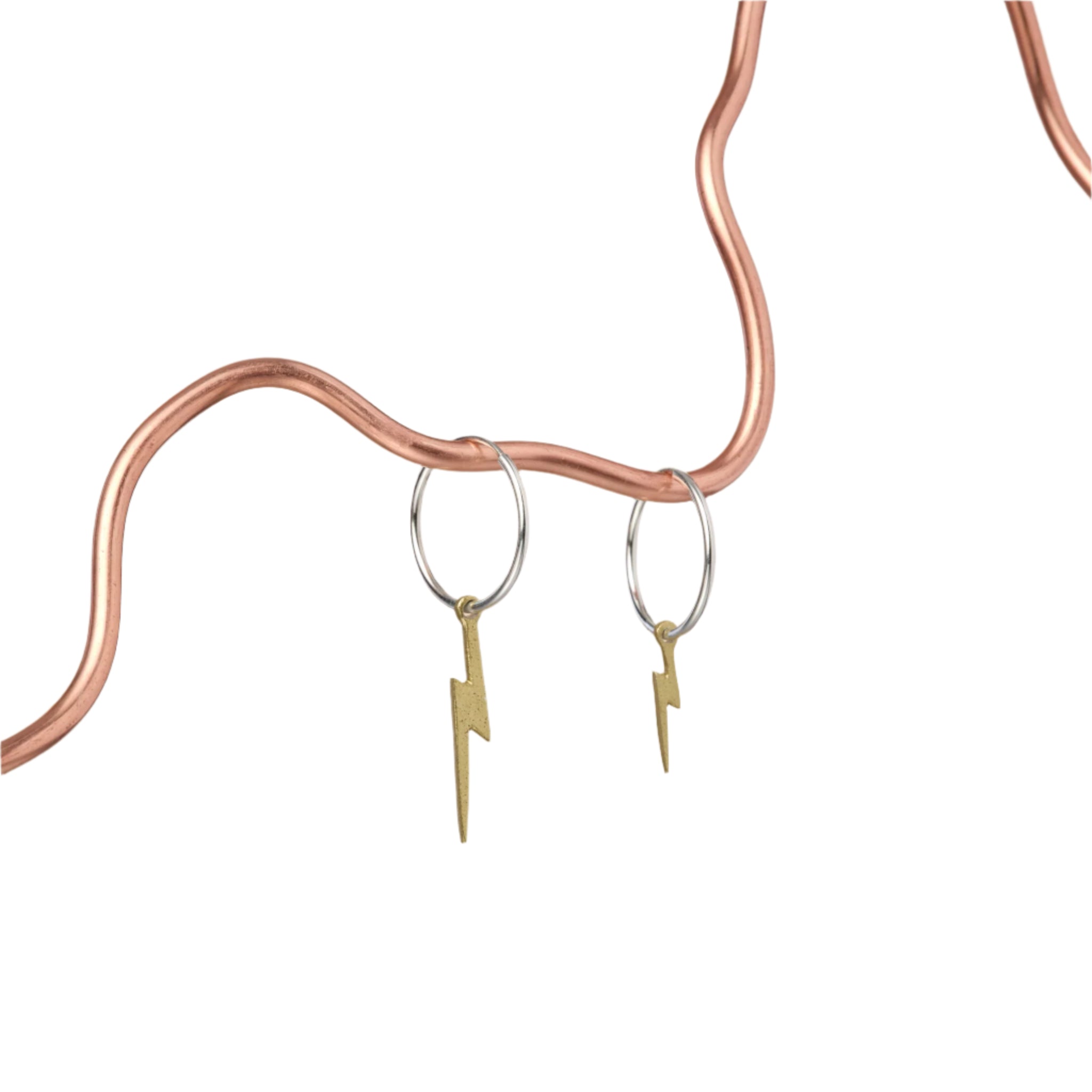 Lightning Bolt: Hoop Earrings、mySite、topwebapps