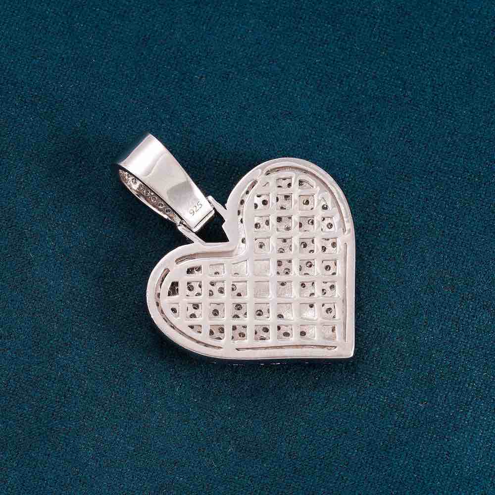 Moissanite Broken Heart Pendant 14K Gold、mySite、hinf8tx79
