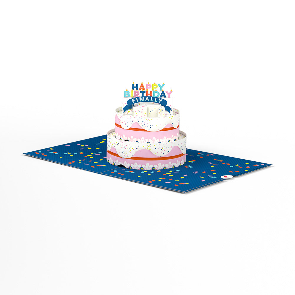 Forever Young Leap Year Birthday Pop-Up Card、mySite、solidvoid