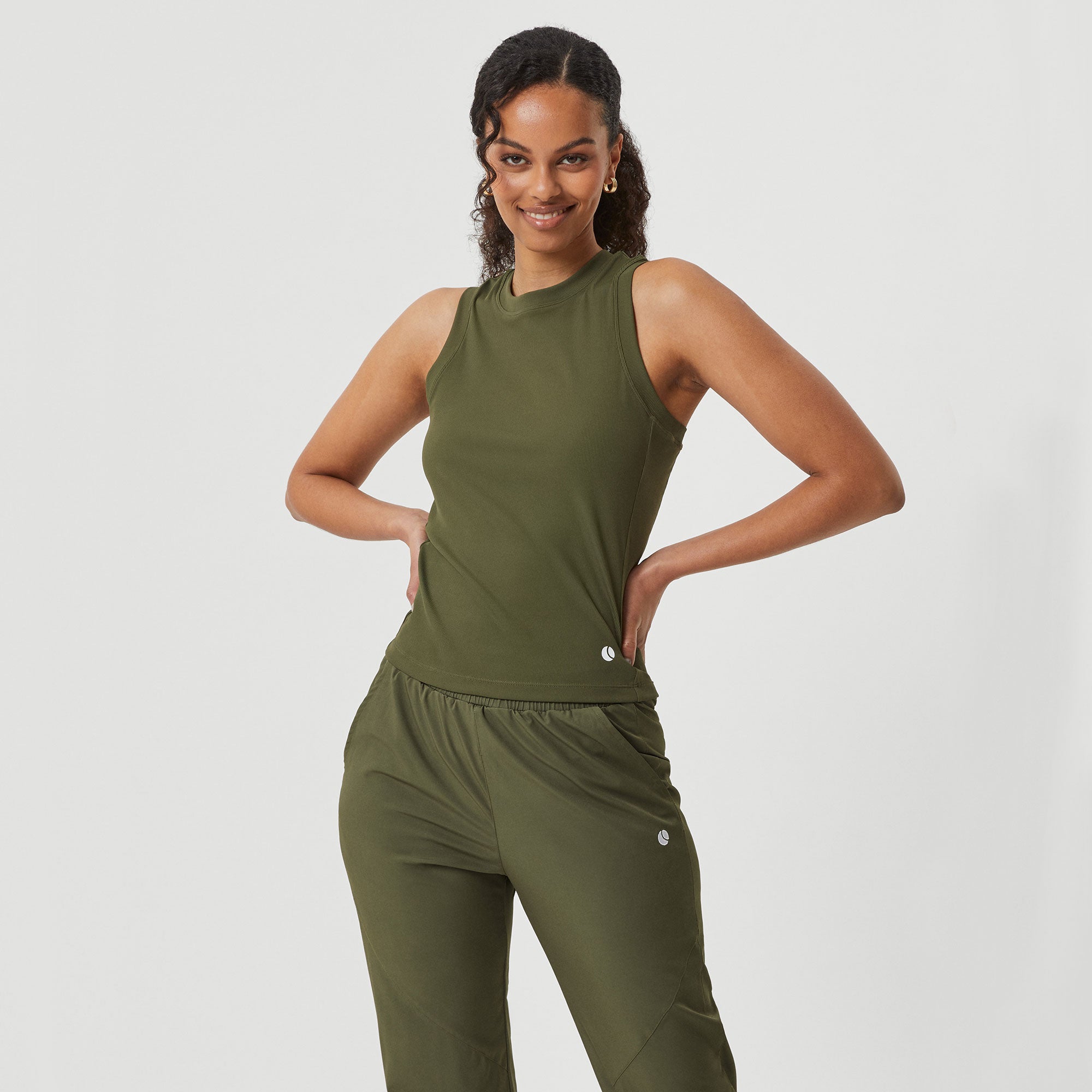 Bj枚rn Borg Ace Women's Rib Pocket Tennis Tank、mySite、neckold