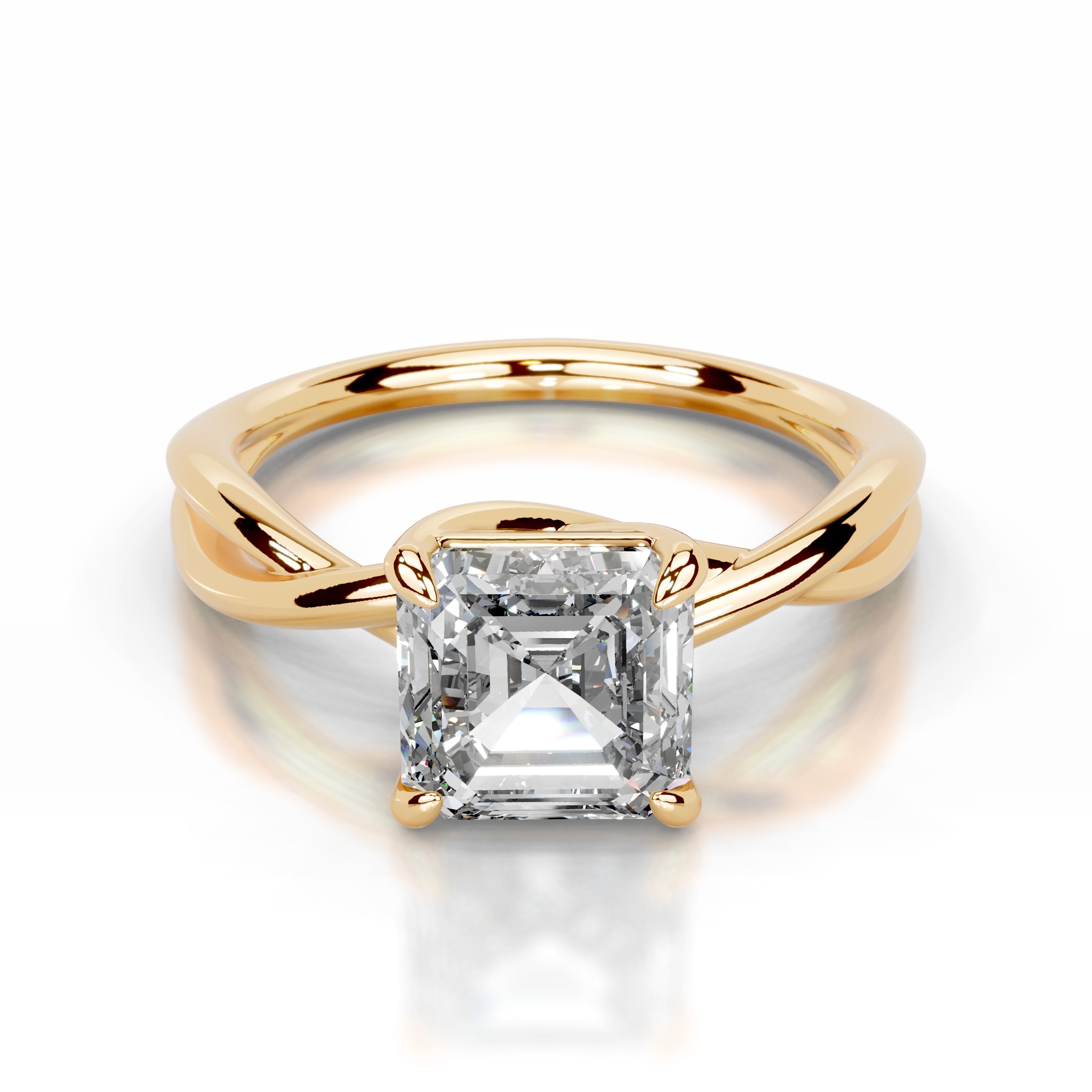 Billie Lab Grown Diamond Ring - 18K Yellow Gold、mySite、hinf8tx79
