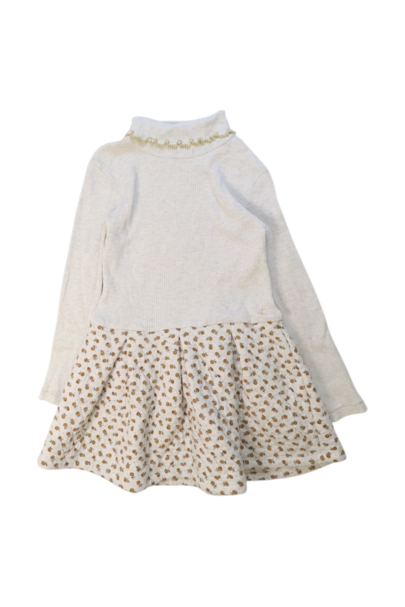 Petit Bateau Floral Sweater Dress 8Y、mySite、g9winljtr