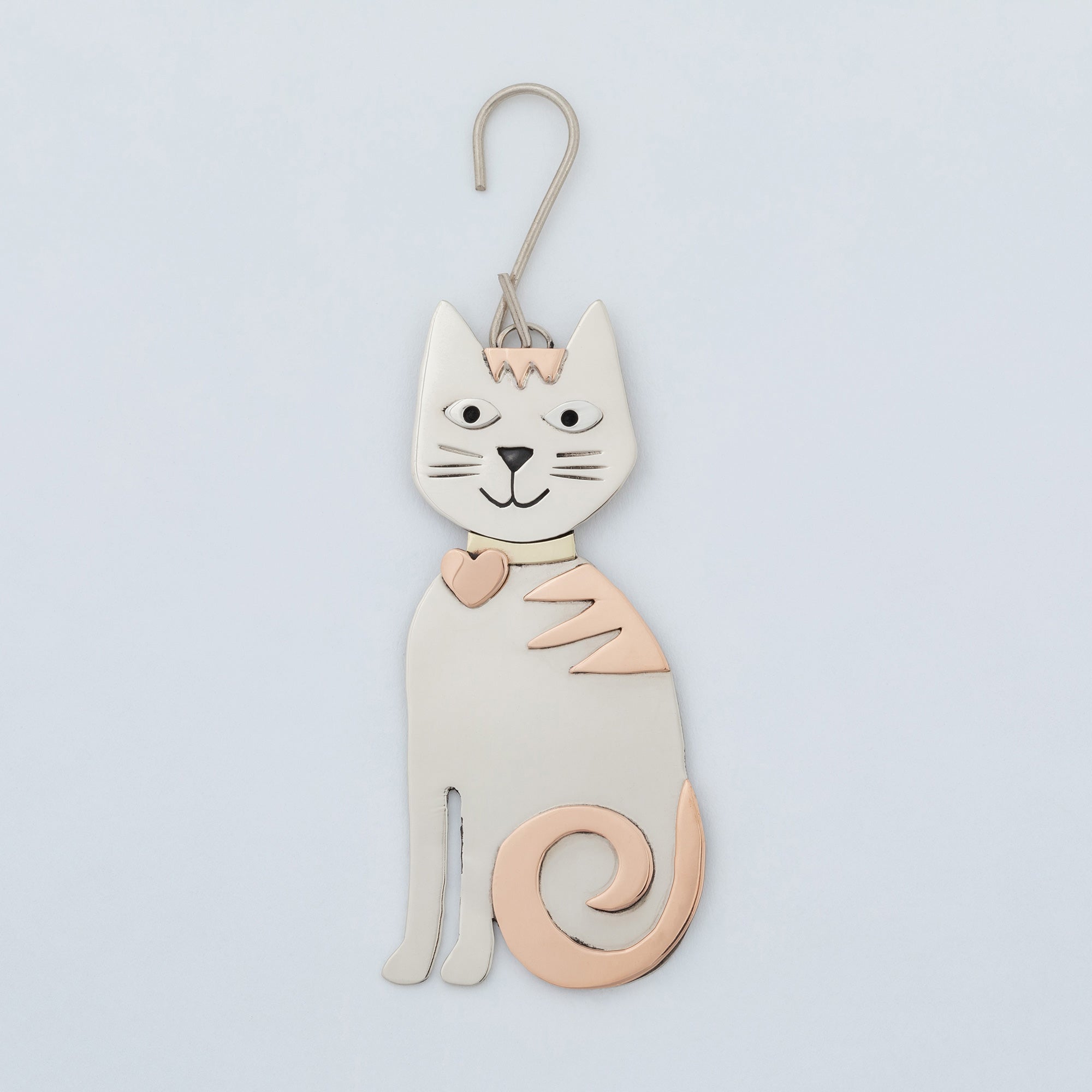 Whiskers & Stripes Cat Ornament、mySite、camillekostekn