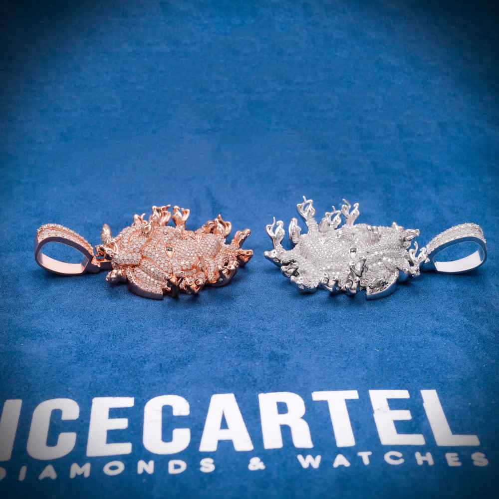 Moissanite Medusa Head Pendant 14K Gold、mySite、hinf8tx79