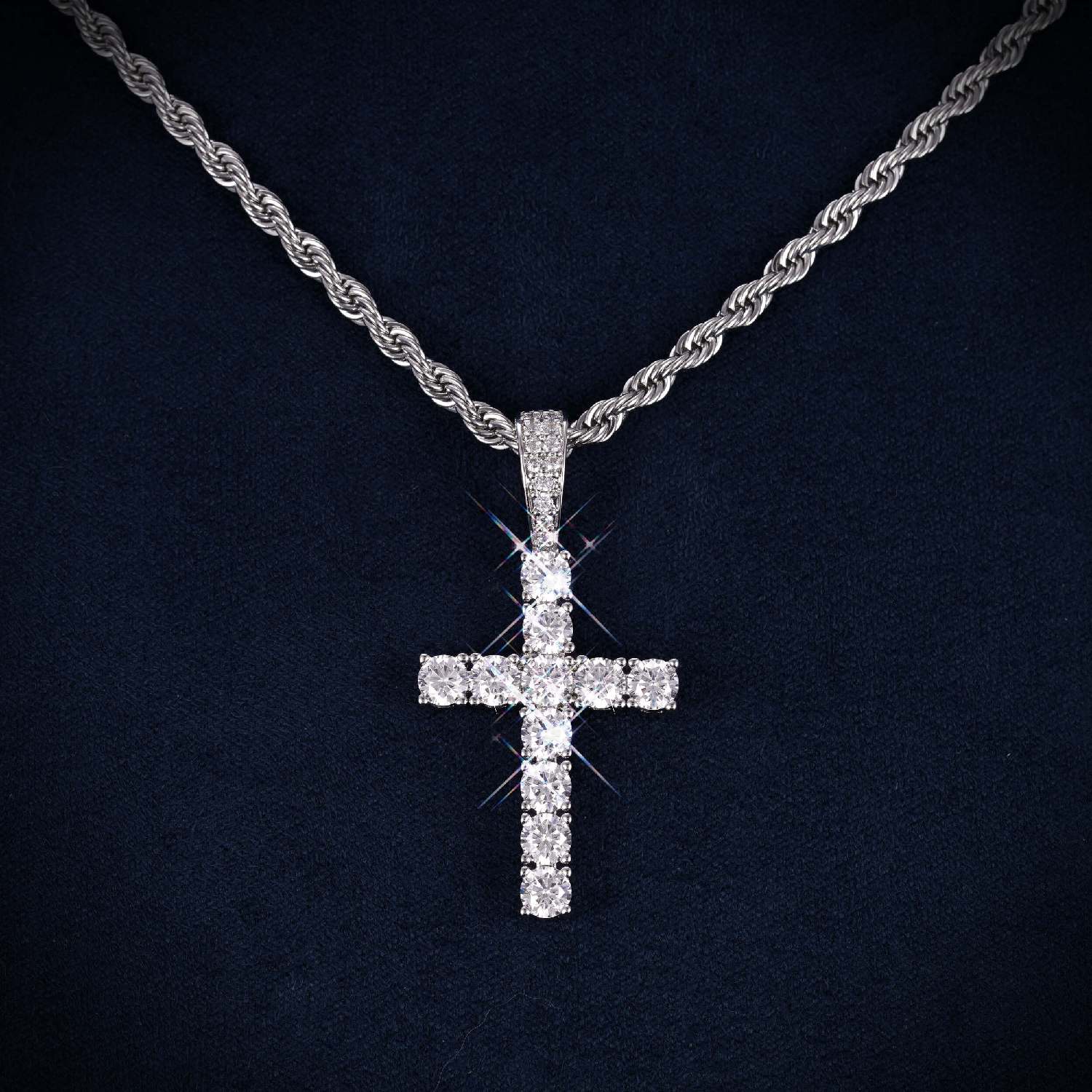 VVS Cross Pendant 14K Gold、mySite、hinf8tx79