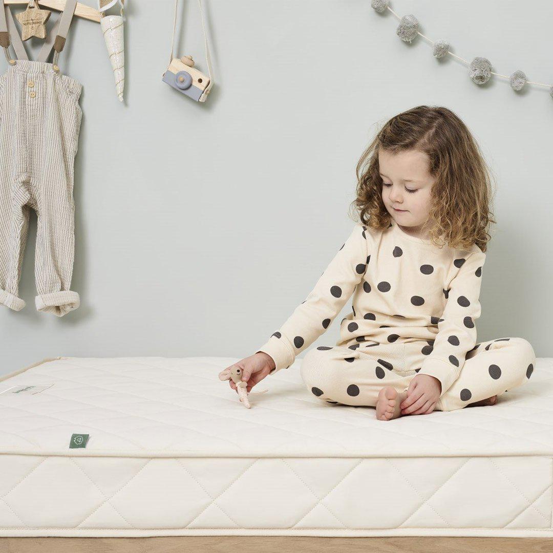 The Little Green Sheep - Organic Jersey Fitted Sheet - Single 90x190cm、mySite、merchandisen