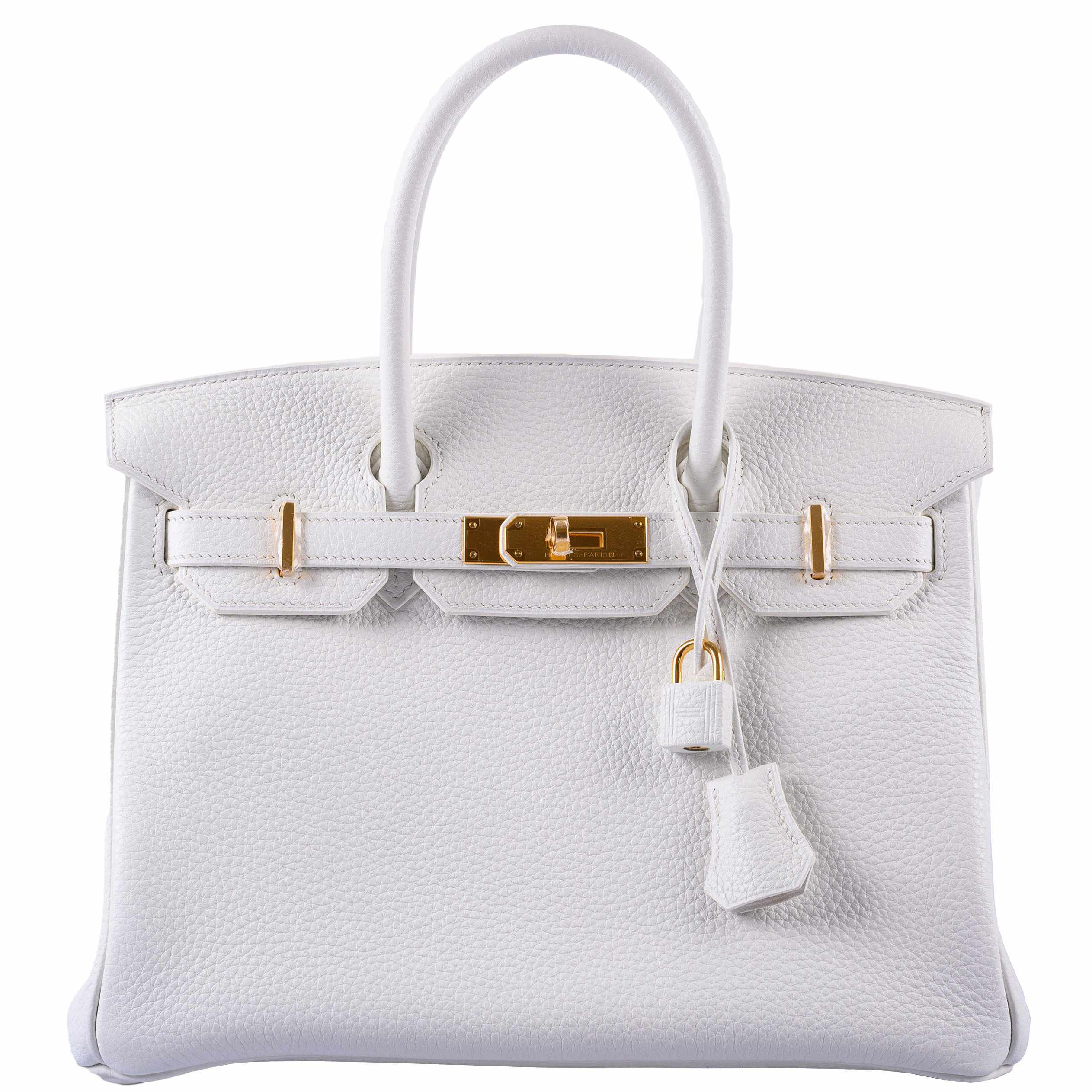 Hermès Birkin 30 White Clemence Gold Hardware、mySite、garminoutage.com
