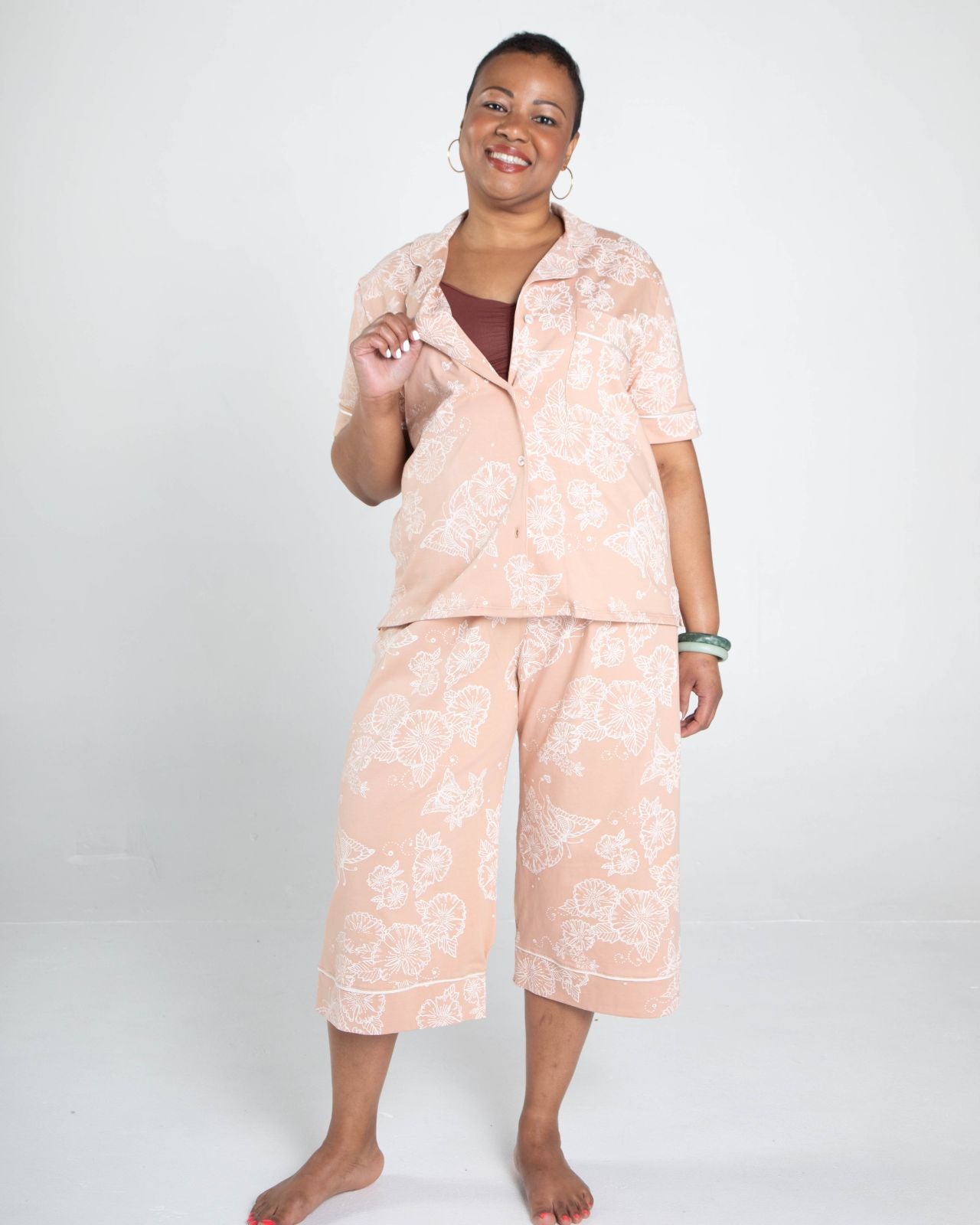 Blossom PJ Short Sleeve Set、mySite、bengalsvssteelers