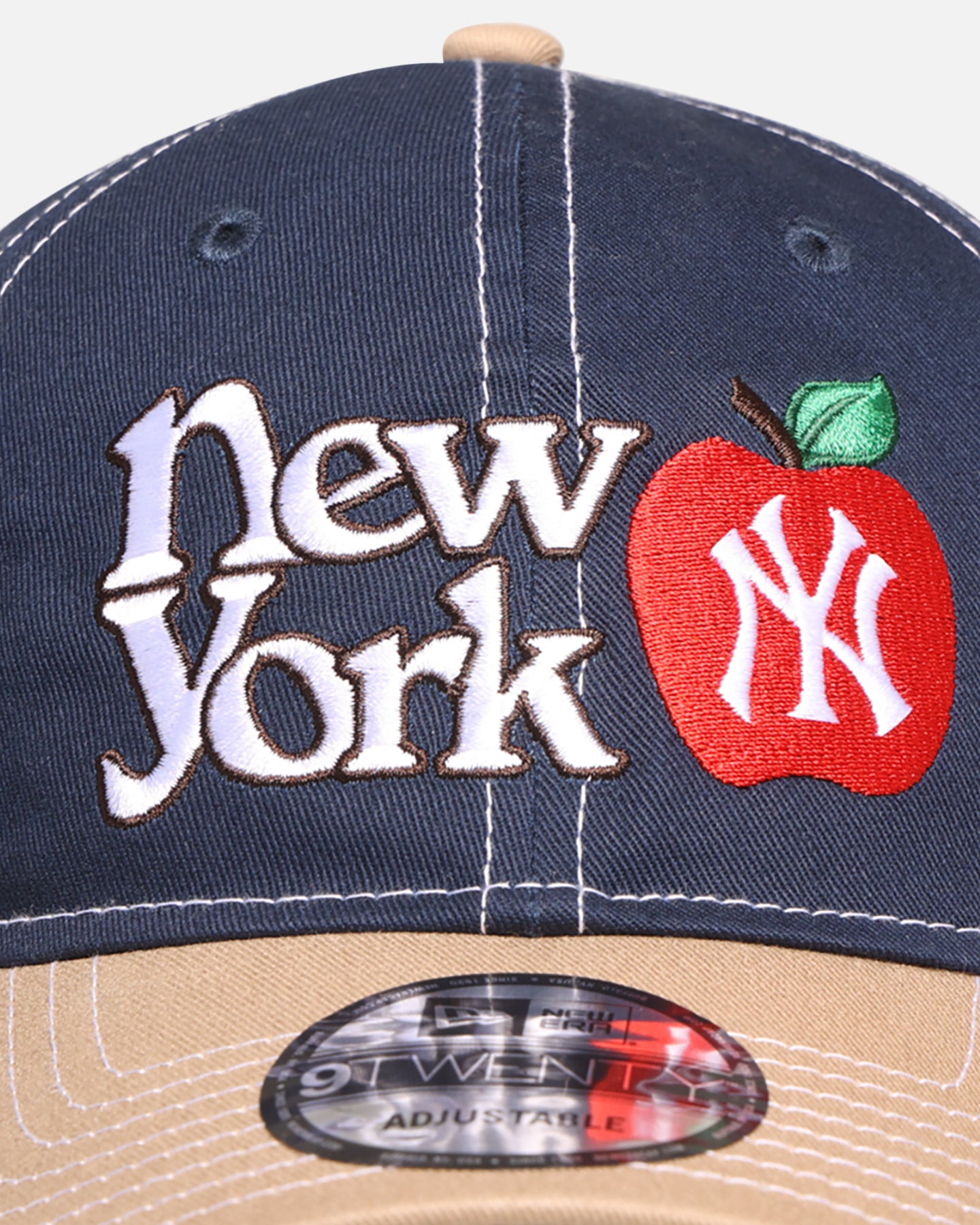 New Era New York Yankees ' Big Apple' 9TWENTY Strapback Blue/Tan、mySite、zt4zffjzw