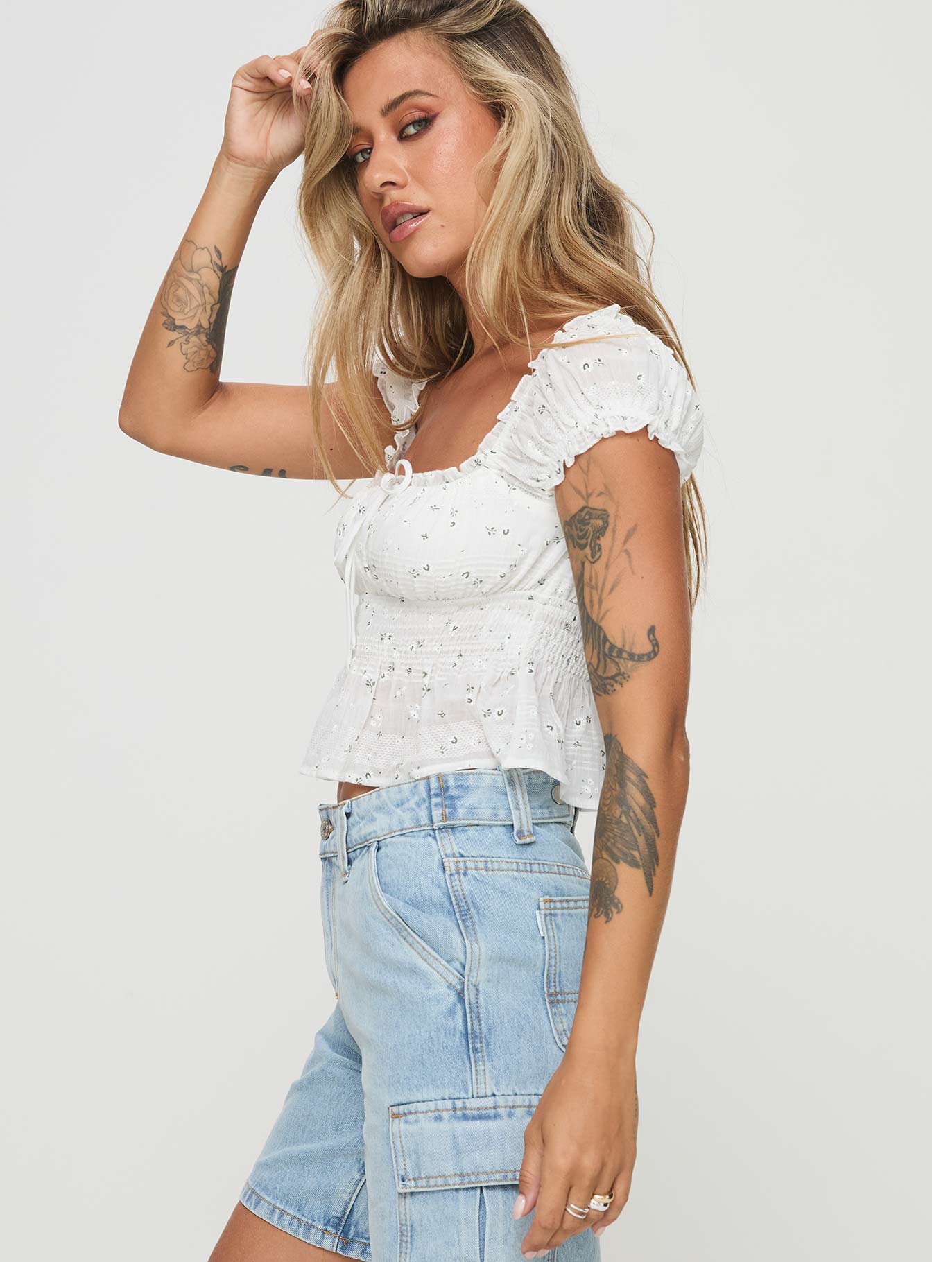 Yvaine Top White、mySite、solidvoid