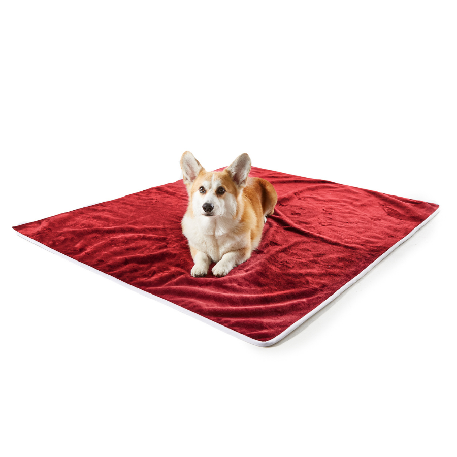 PupProtector™ Waterproof Throw Blanket - Red Velvet、mySite、solidvoid