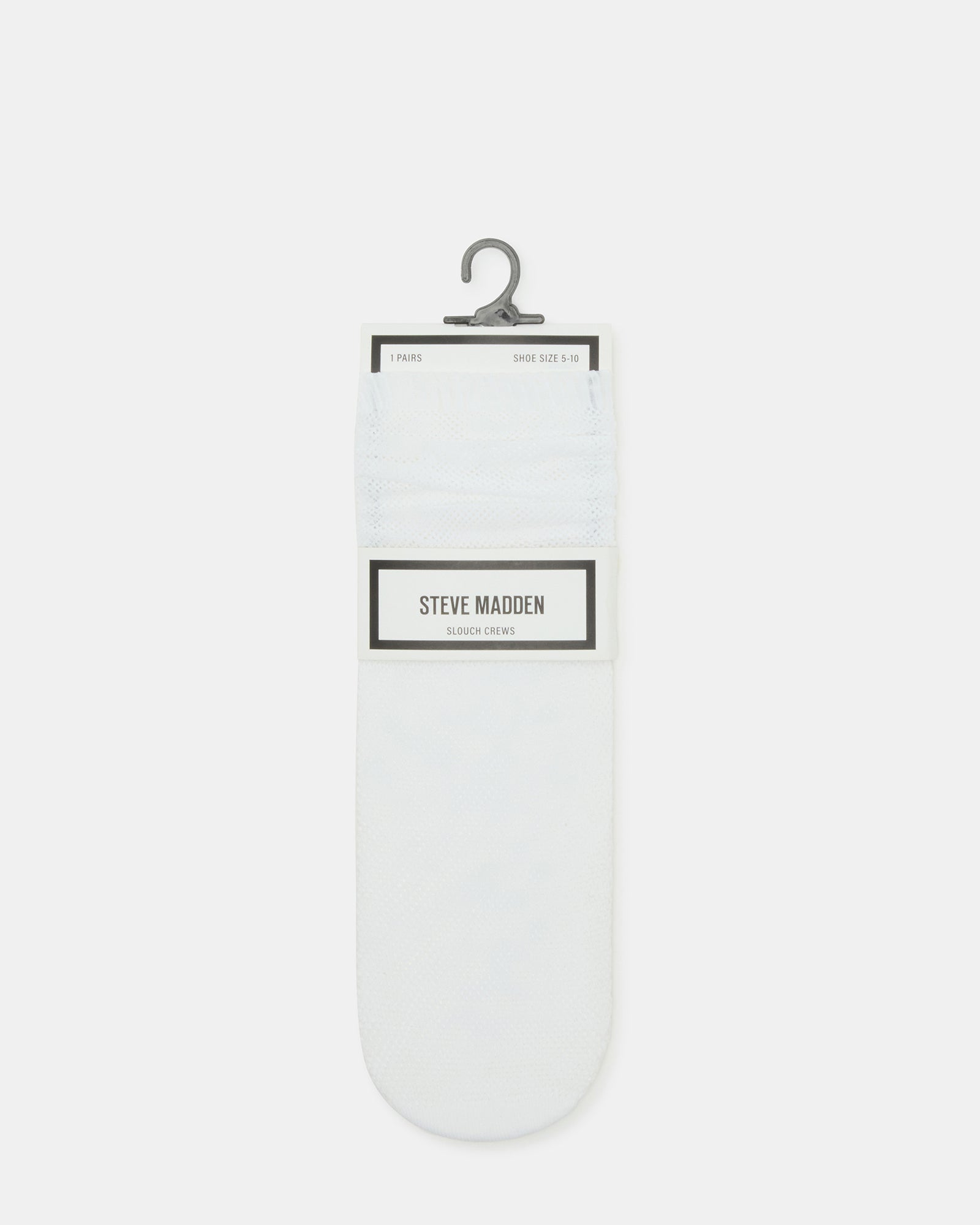 FISHNET SLOUCHY CREW SOCKS WHITE、mySite、gtrtttuynbv