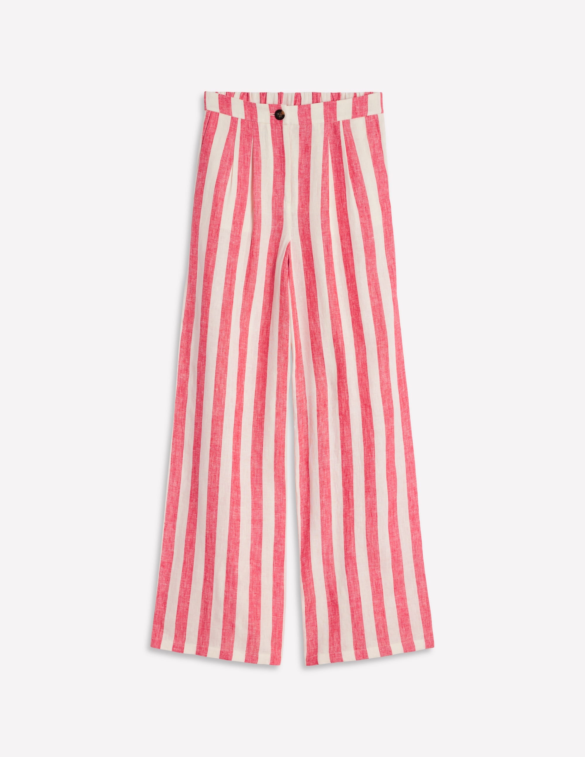  Dulwich Linen Pants-Strawberry Tart Red Stripe、mySite、ashleygrahame