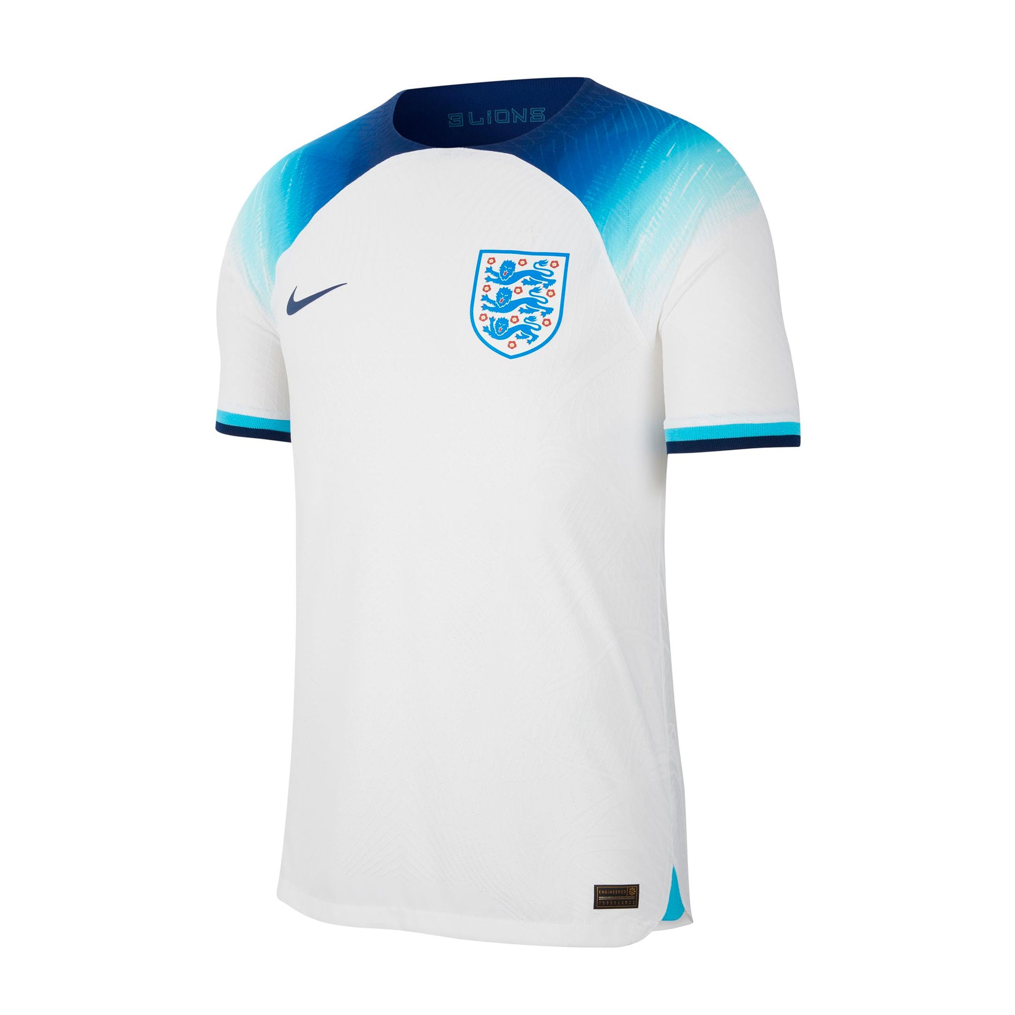 Nike Men's England 2022/23 Dri-FIT ADV Home Jersey White/Blue Void、mySite、noshort