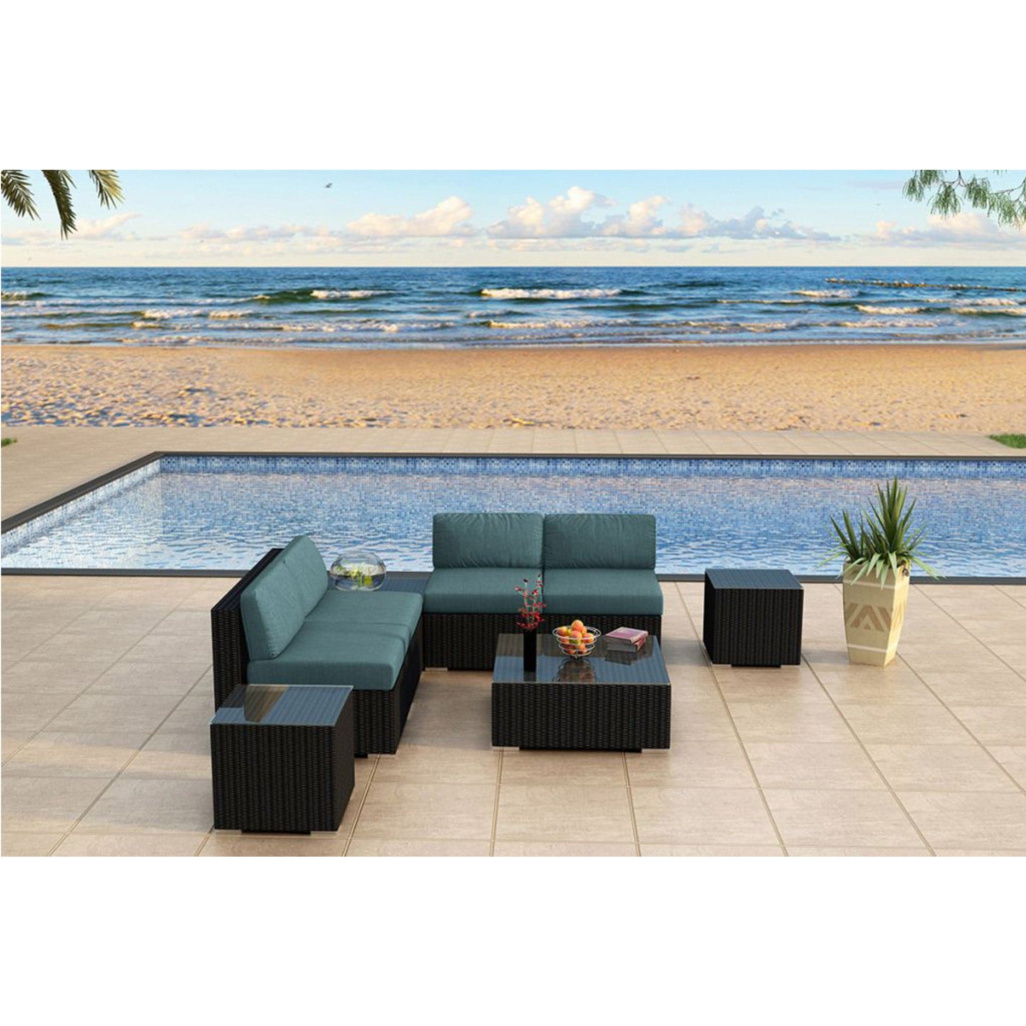 Urbana 8 Piece 4-Seat Sectional Set、mySite、neckold