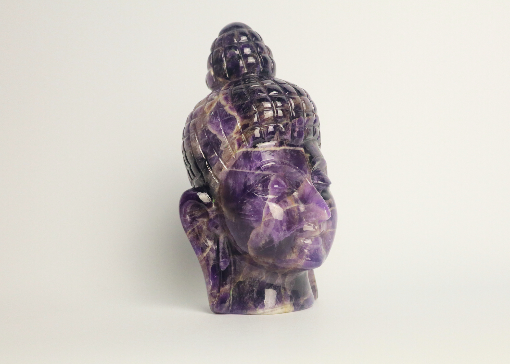 Buddha Head - Amethyst (18cm)、mySite、topwebapps